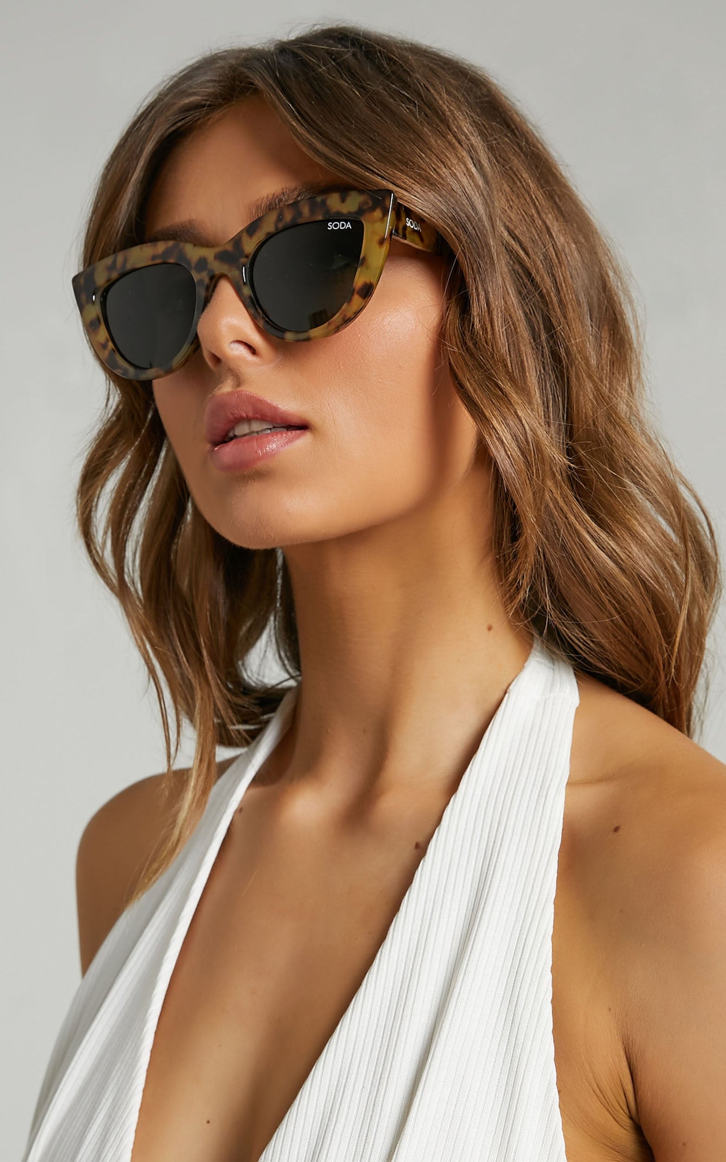 Soda Shades - Marilyn Sunglasses in Tort Light