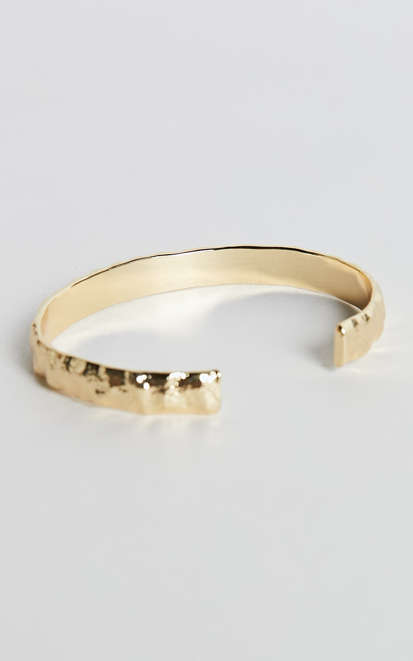 Abbie Bangle - Half Open Bangle in Gold