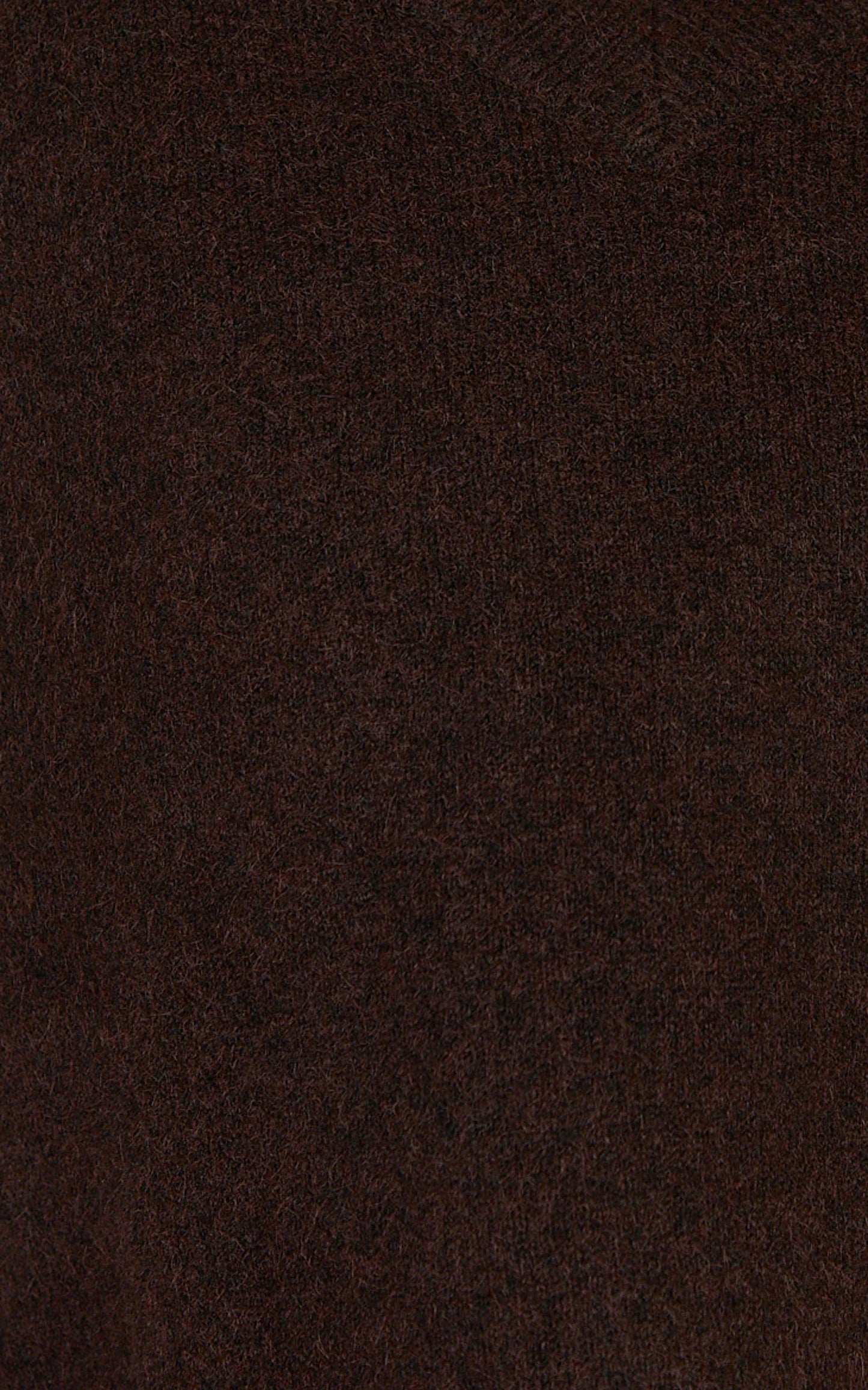 Clementine Jumper - V Neck Knit Jumper in Chocolate