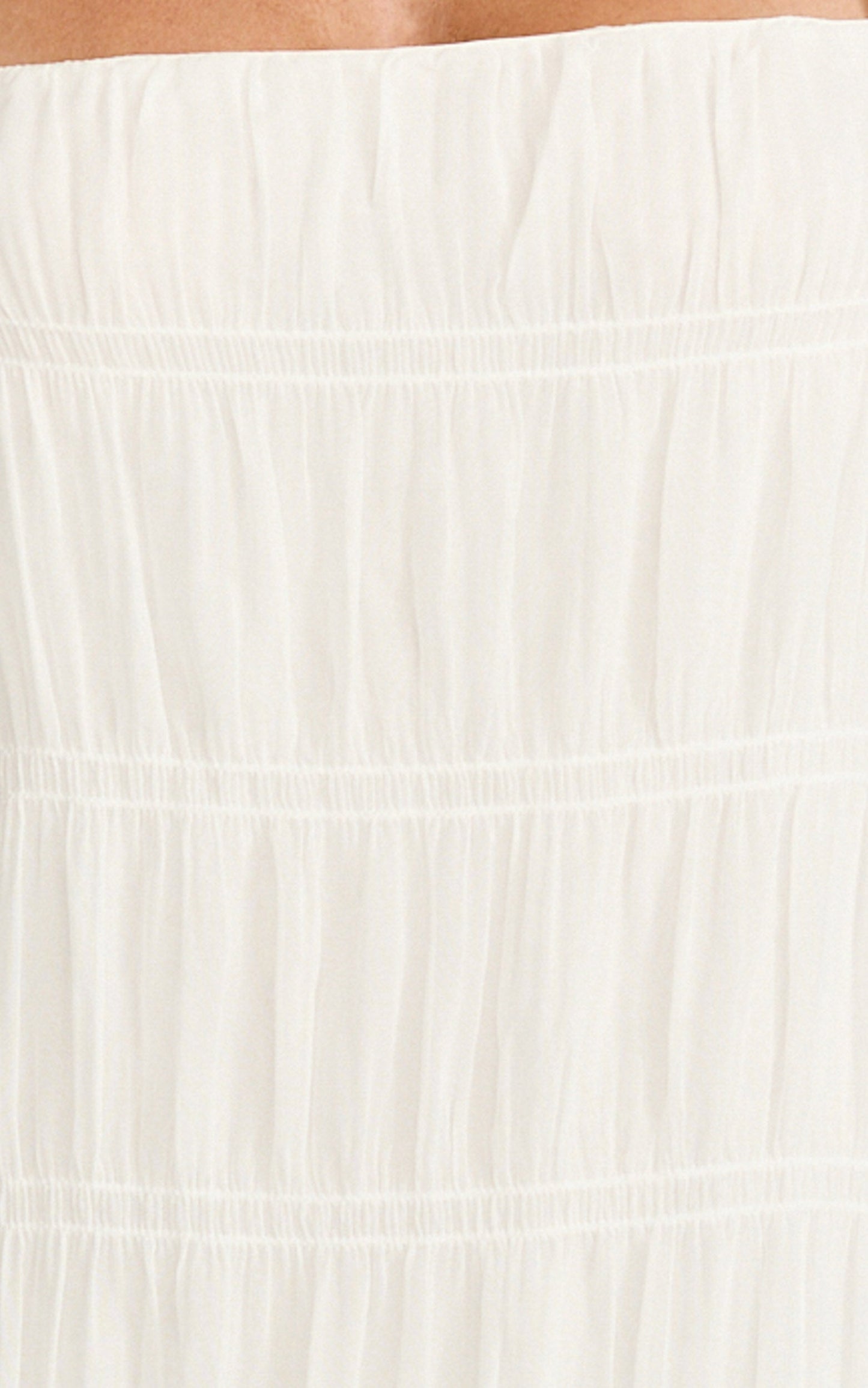 Cleo Maxi Dress - Textured Detail Dress in Cream