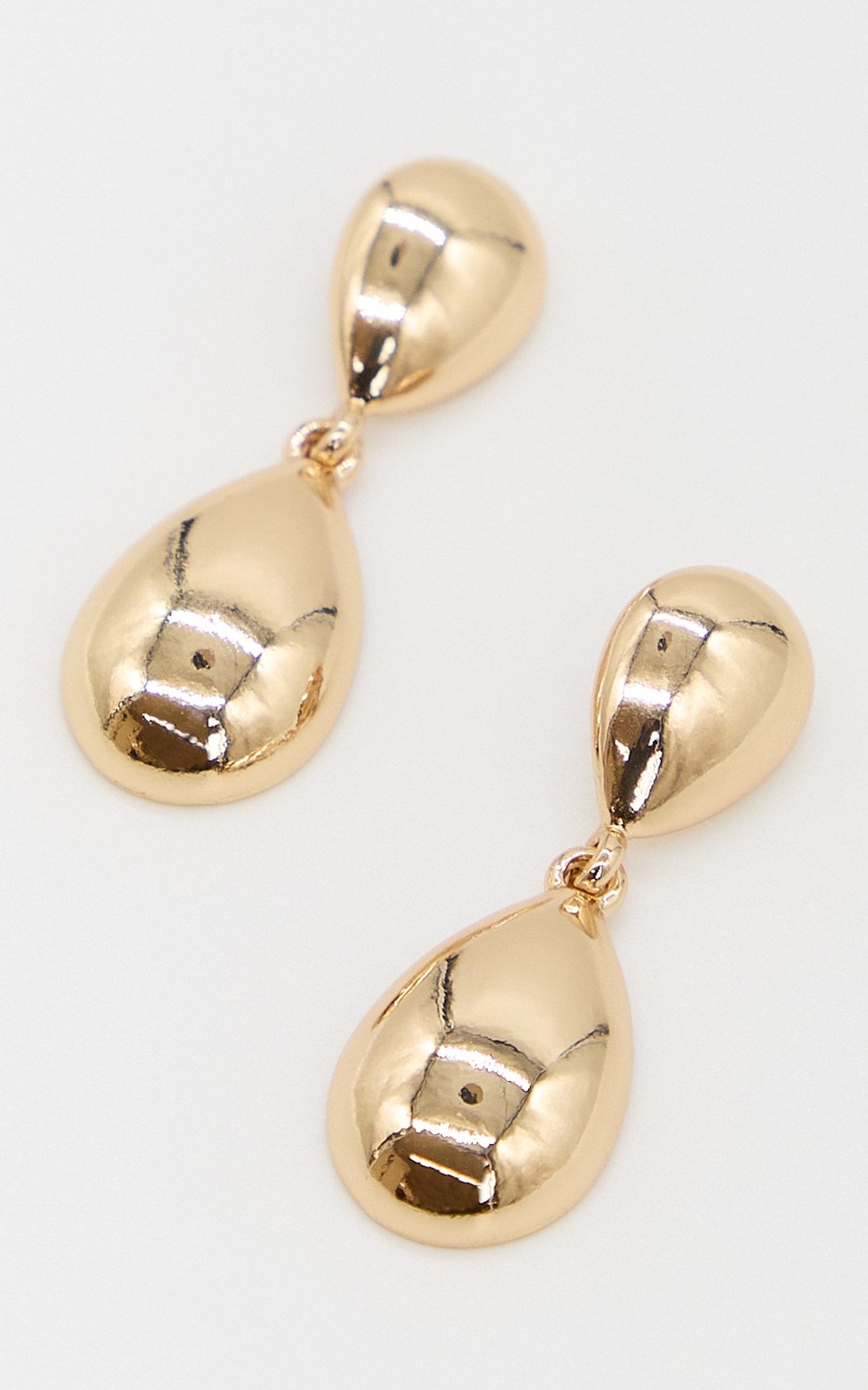Alba Ohrringe - Statement-Ohrhänger in Gold