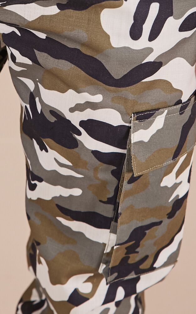 Place To Be Pants In Camo Print