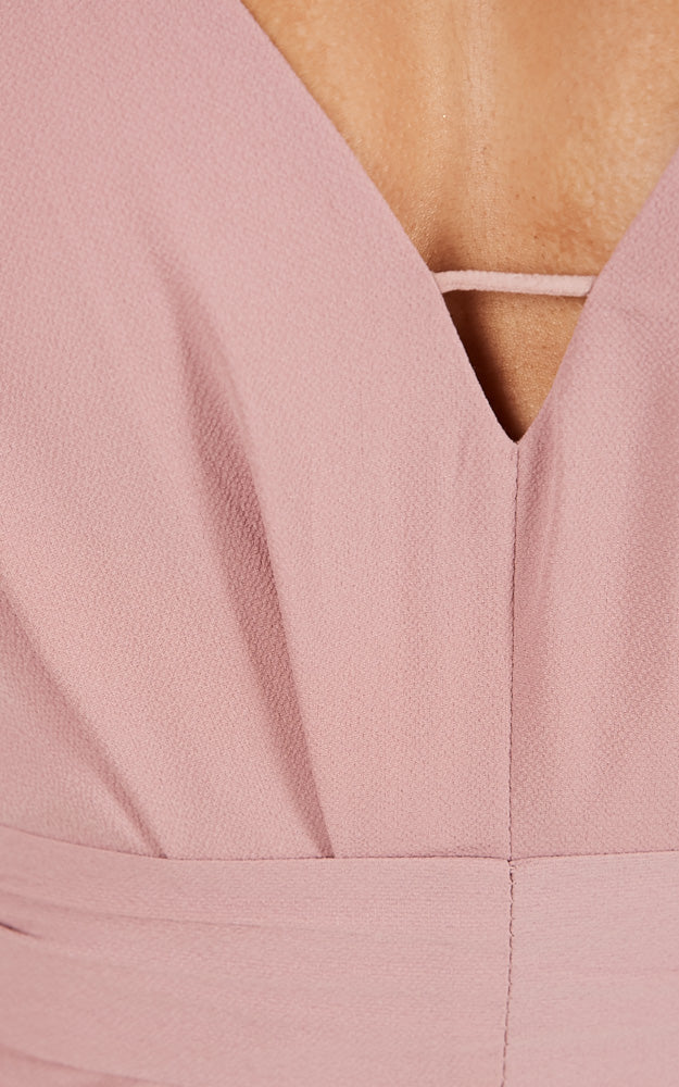 The Way I Am Jumpsuit In Blush