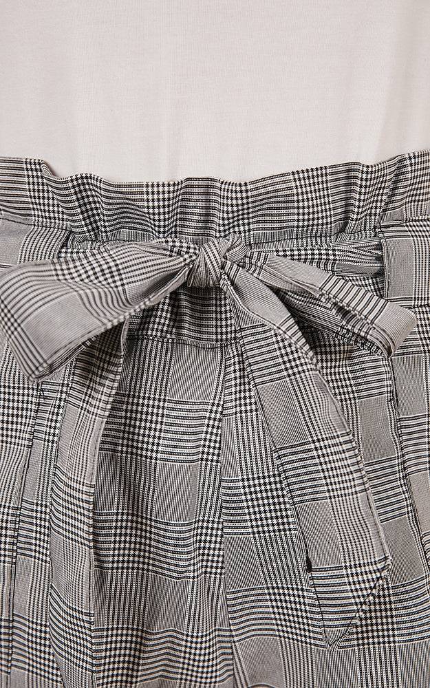 Work Up Pants In Grey Check