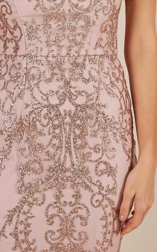 Lose Your Smile Dress In Pink Sparkle