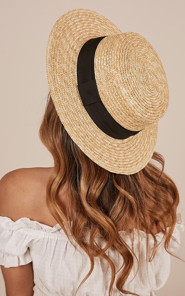 By The Harbour Hat in Natural and Black