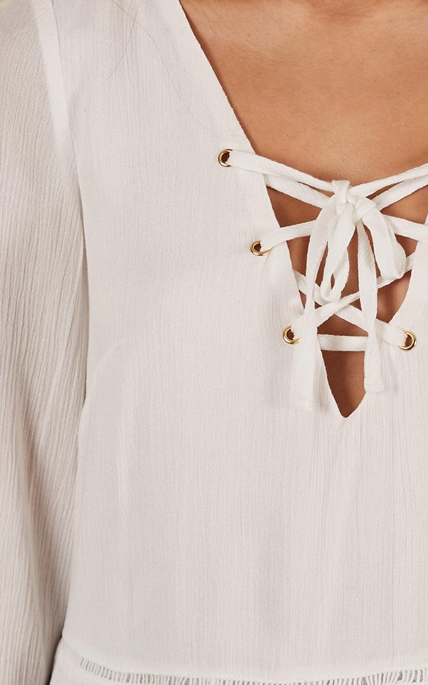 Relight My Fire Top In White
