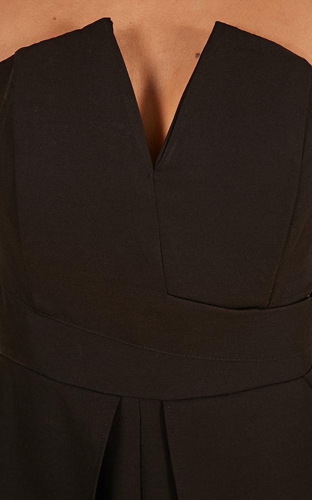 Just Like Fire Jumpsuit In Black