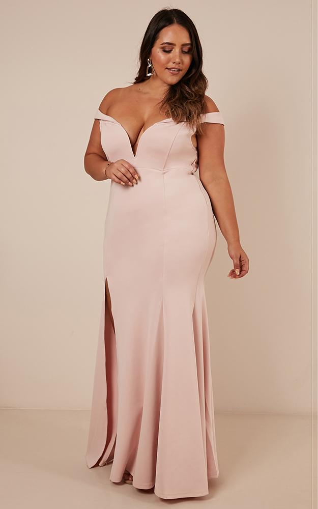 Modern Day Magic Maxi Dress In Blush