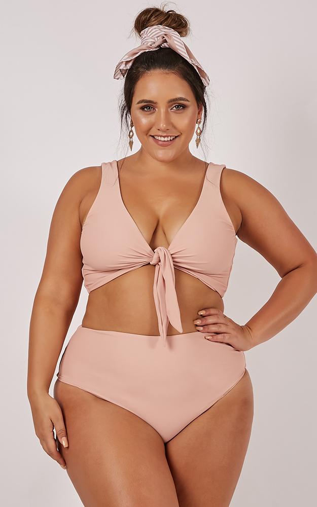Mikayla Bikini Top In Blush