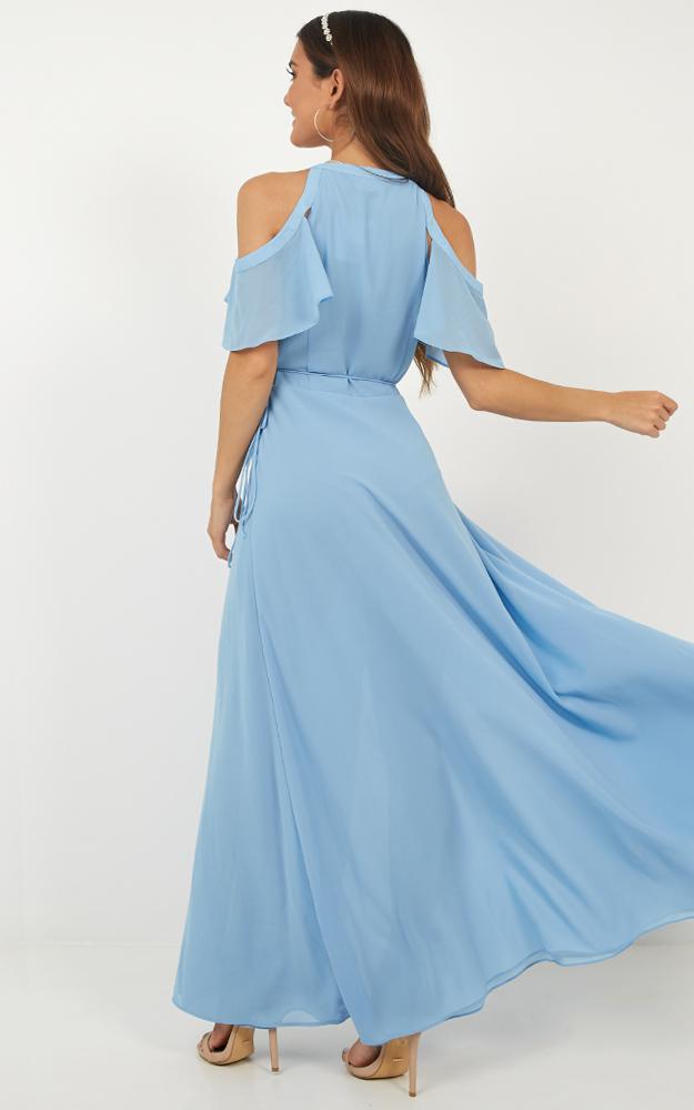 Give You My All Dress In Cornflower Blue