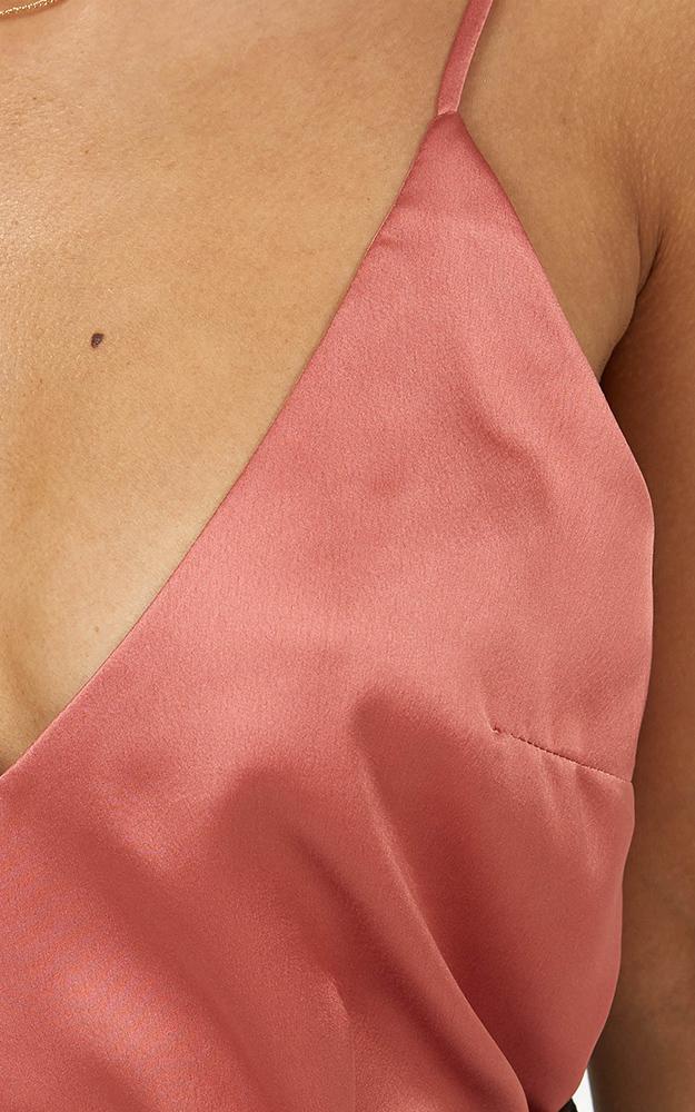 My Only Sunshine Top in Rose Satin
