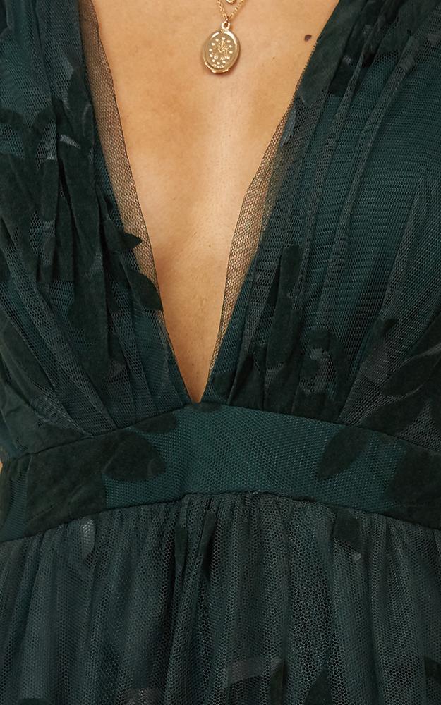 Moon Beam Dress In Green