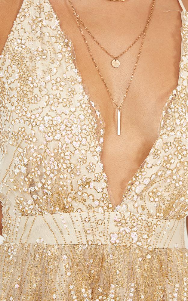 Drop Of Magic Dress in Gold