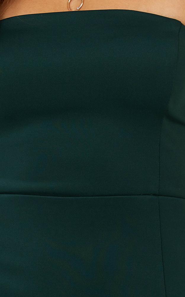 Look Sharp Dress In Emerald