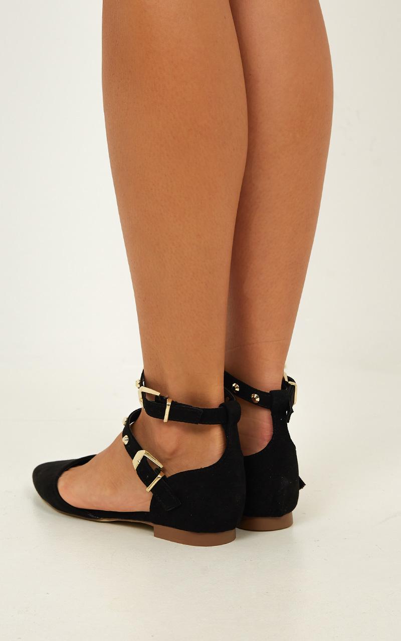 Verali - Reddit Flats In Black Micro