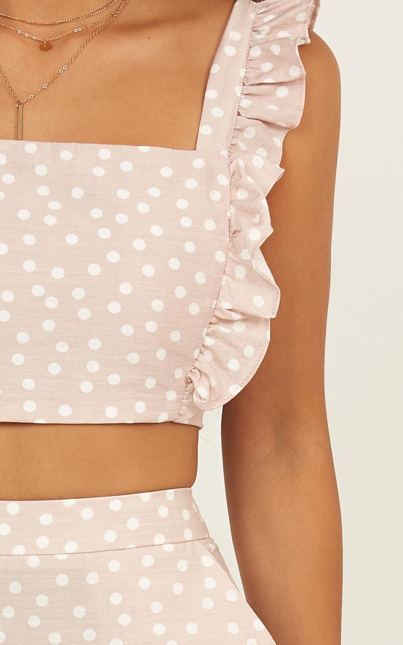 Love Poem Two Piece Set In Beige Spot