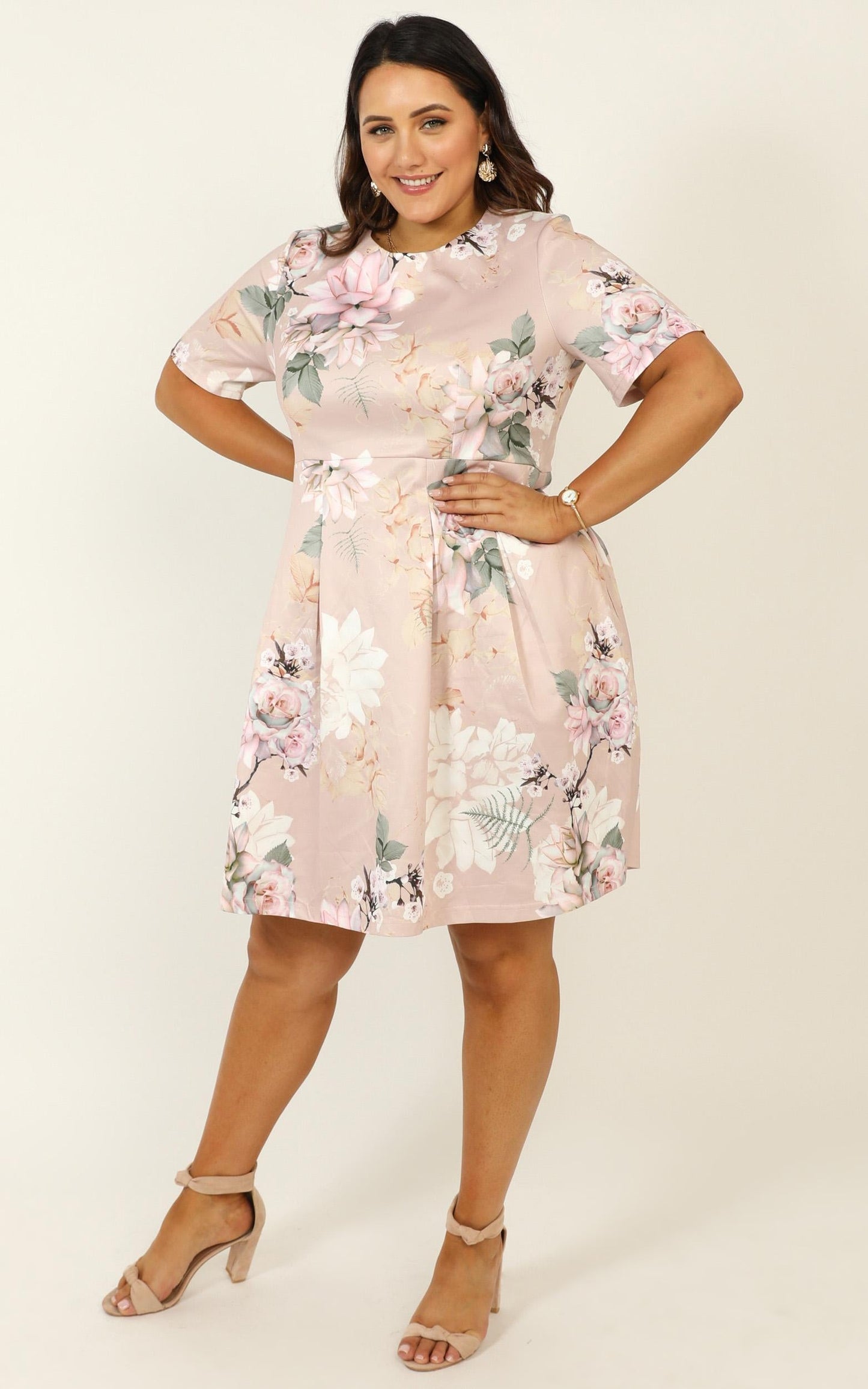 Meet The Parents Dress In Blush Floral
