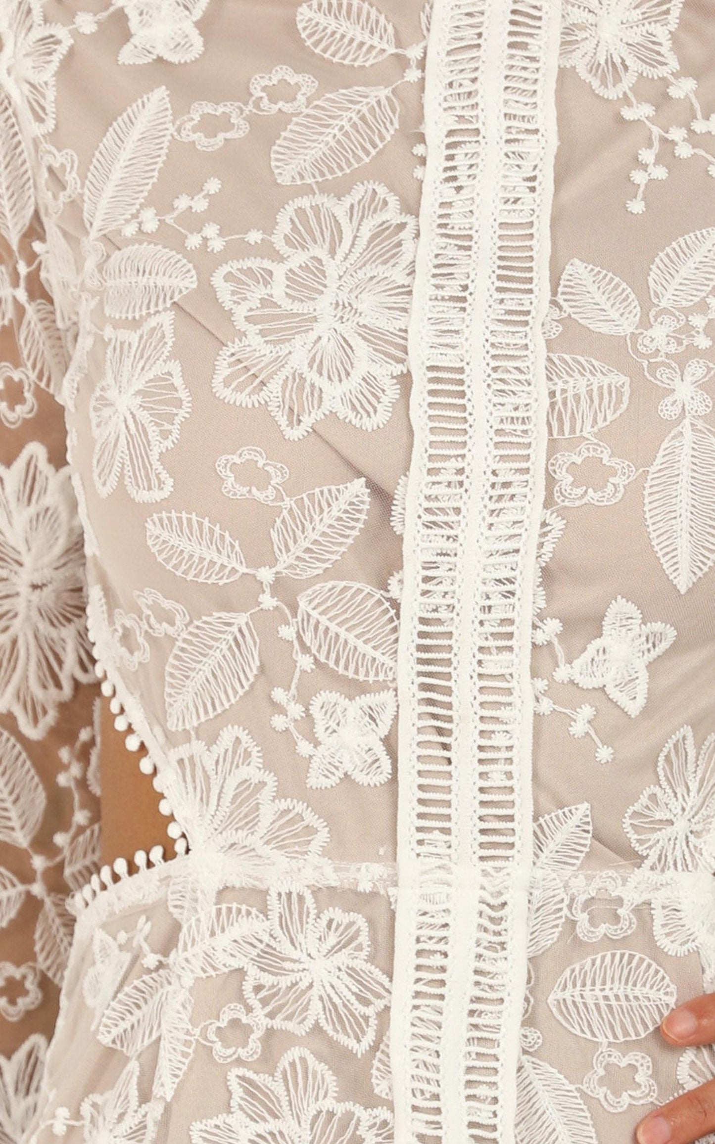 My Embrace Dress In Cream Lace