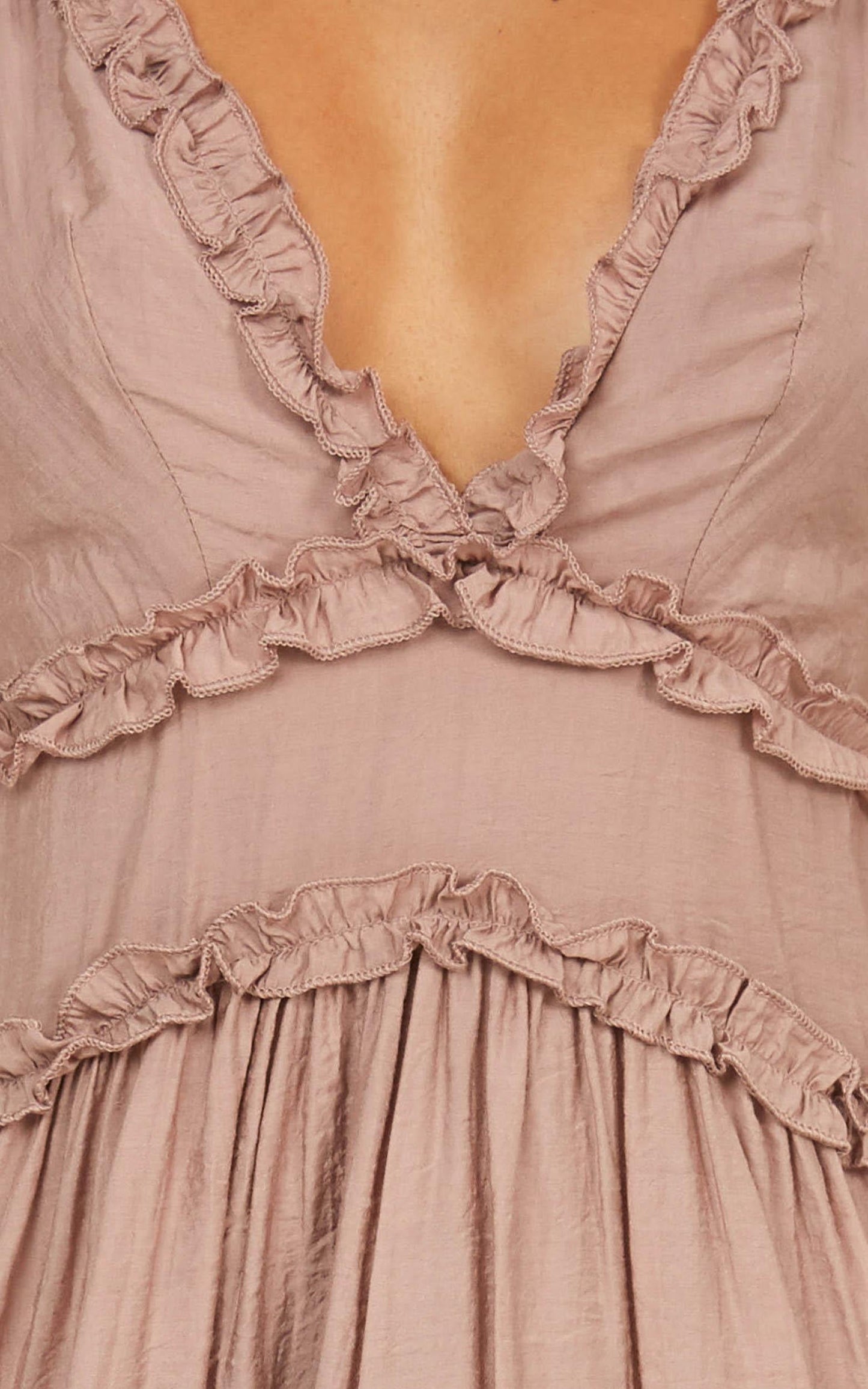 Heart In Half Dress In Mocha