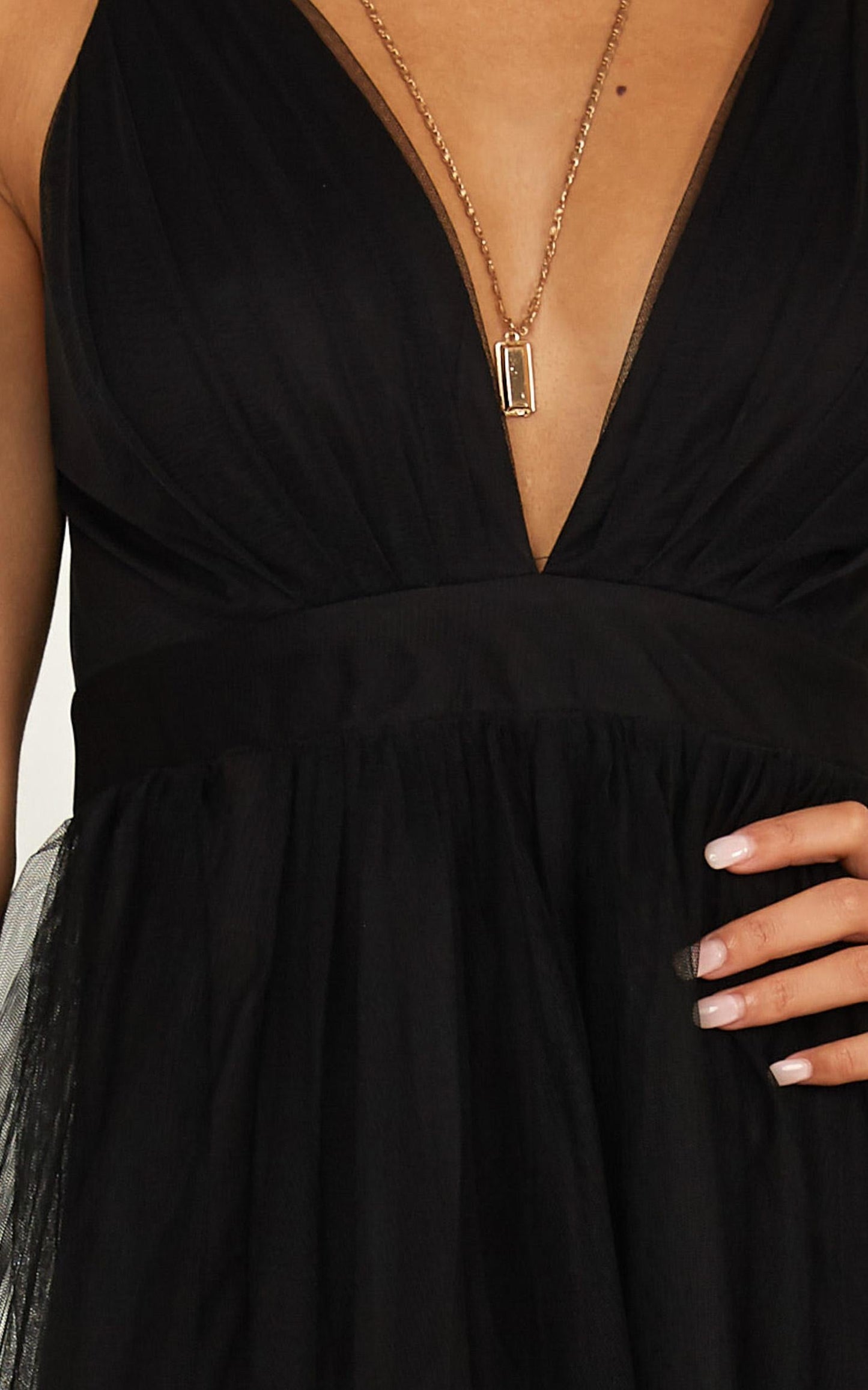 Celebrate Tonight Maxi Dress In Black