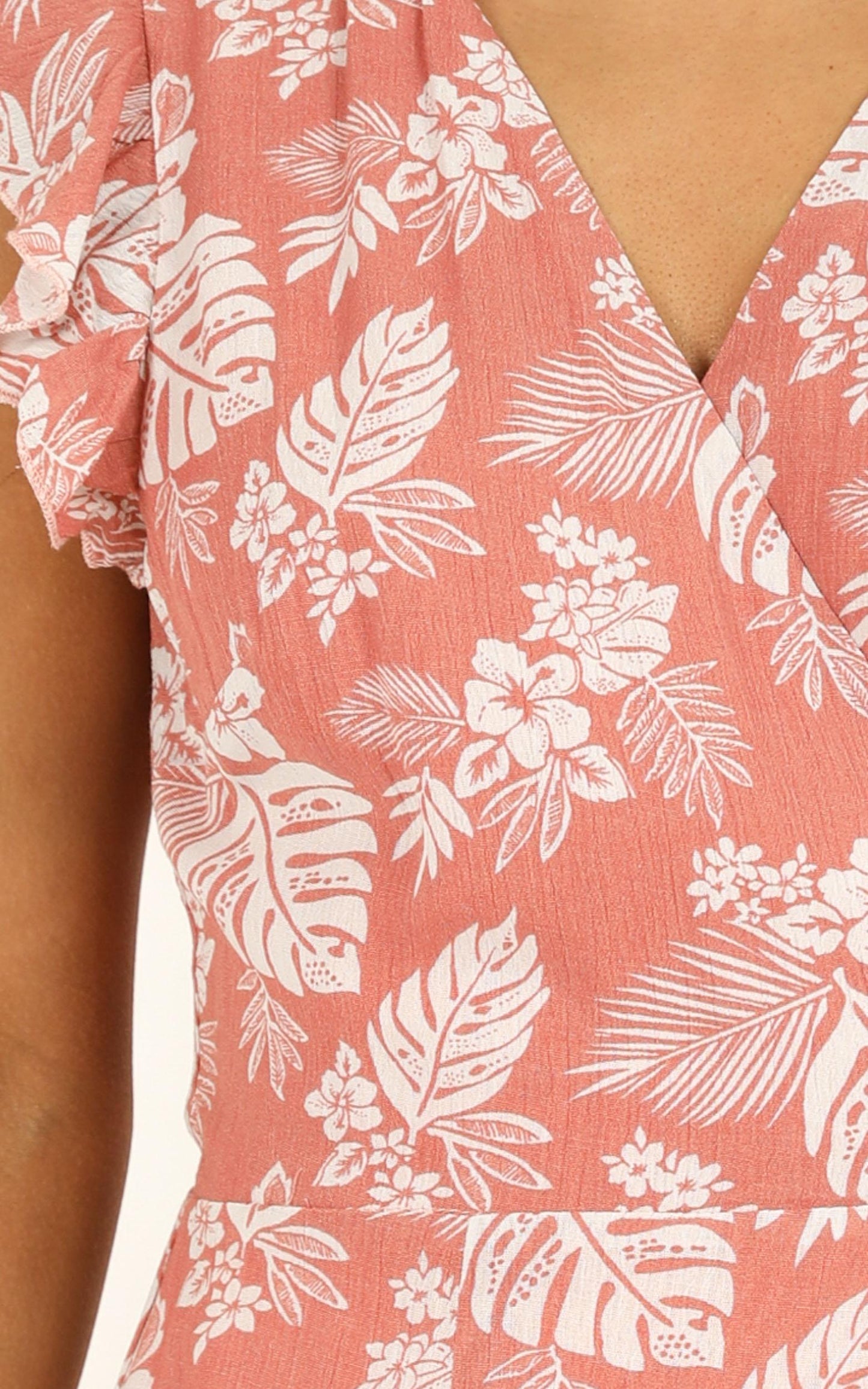 Curating Love Maxi Dress In Coral Floral