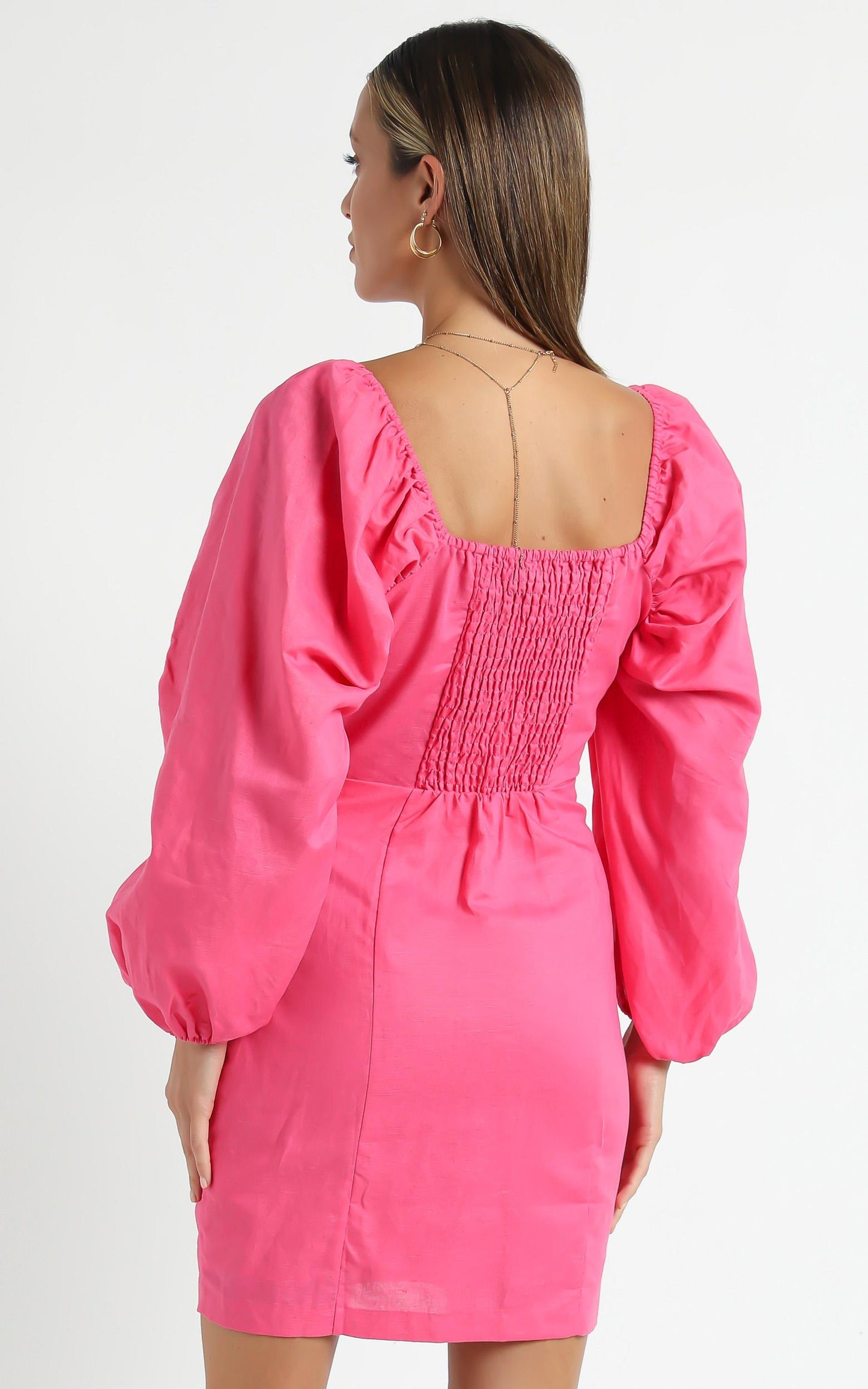 Minkpink - Aubrey Mini Dress in Hot Pink