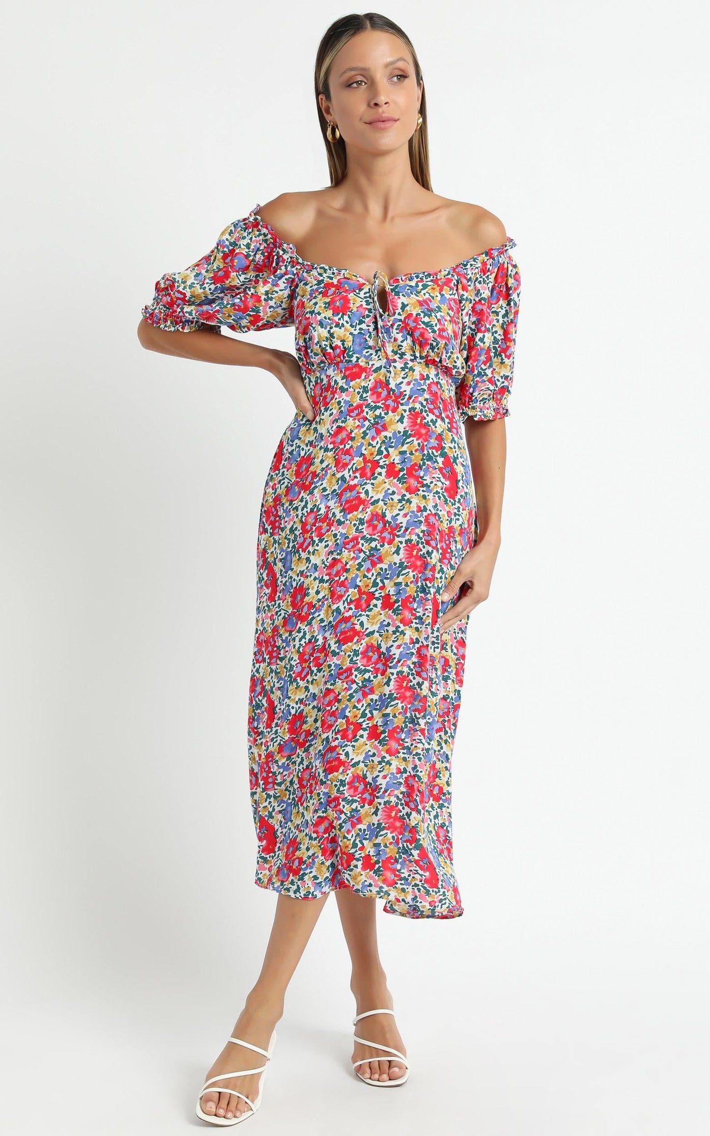 Louisiana Dress in Multi Floral