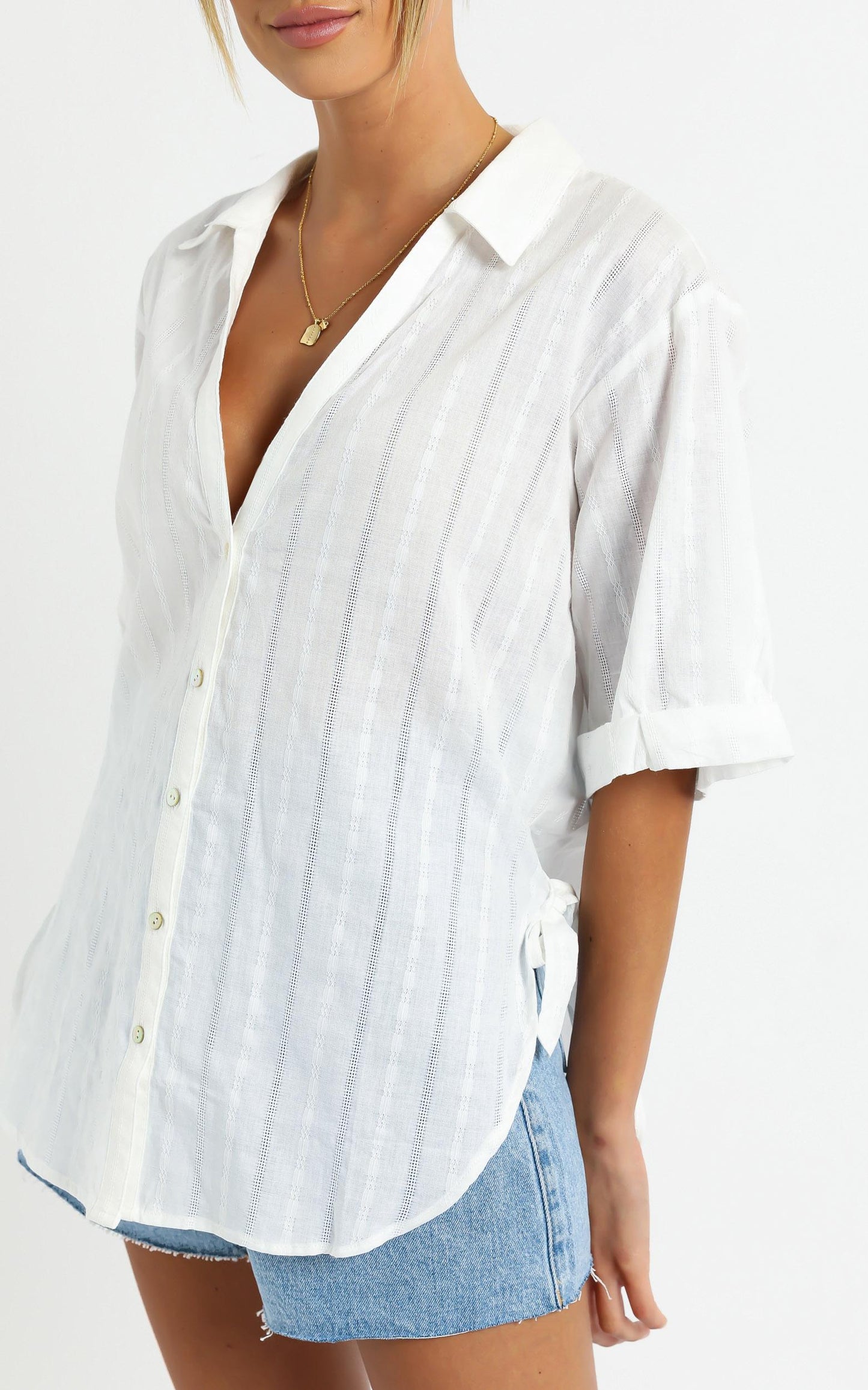 Love No More Shirt in White