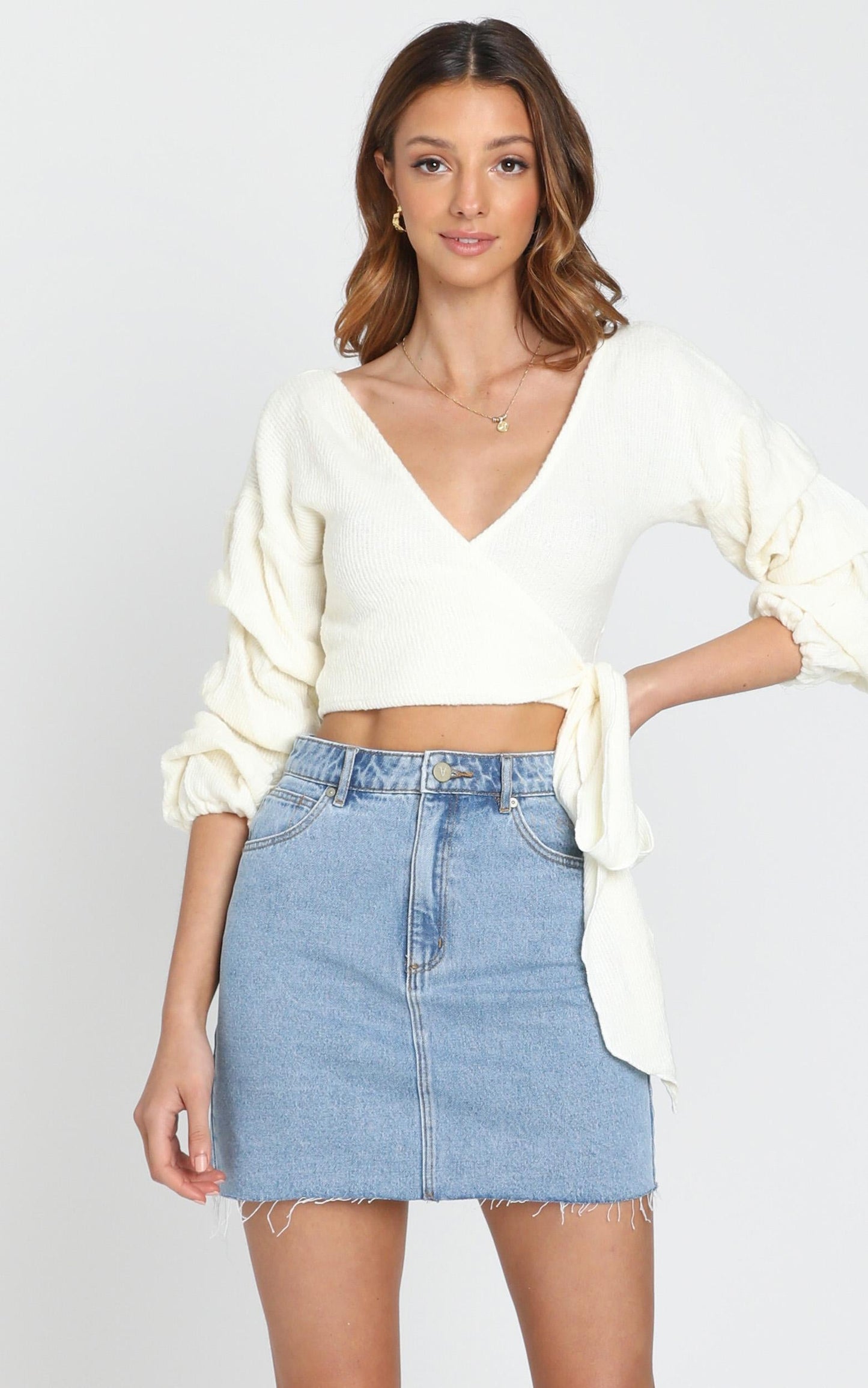 Good Decisions Knit Top in White