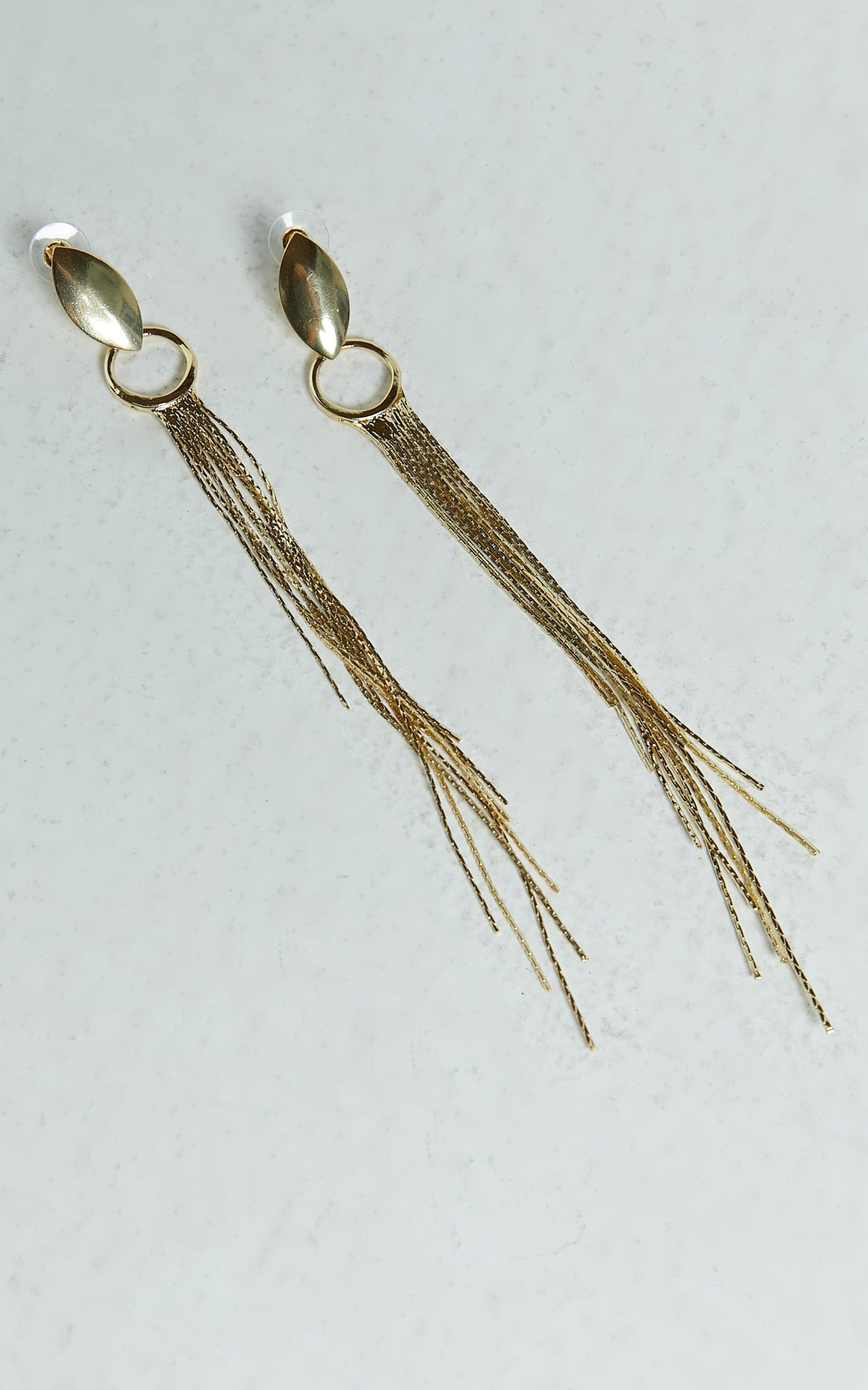 Beau Tassle Drop Earrings in Gold