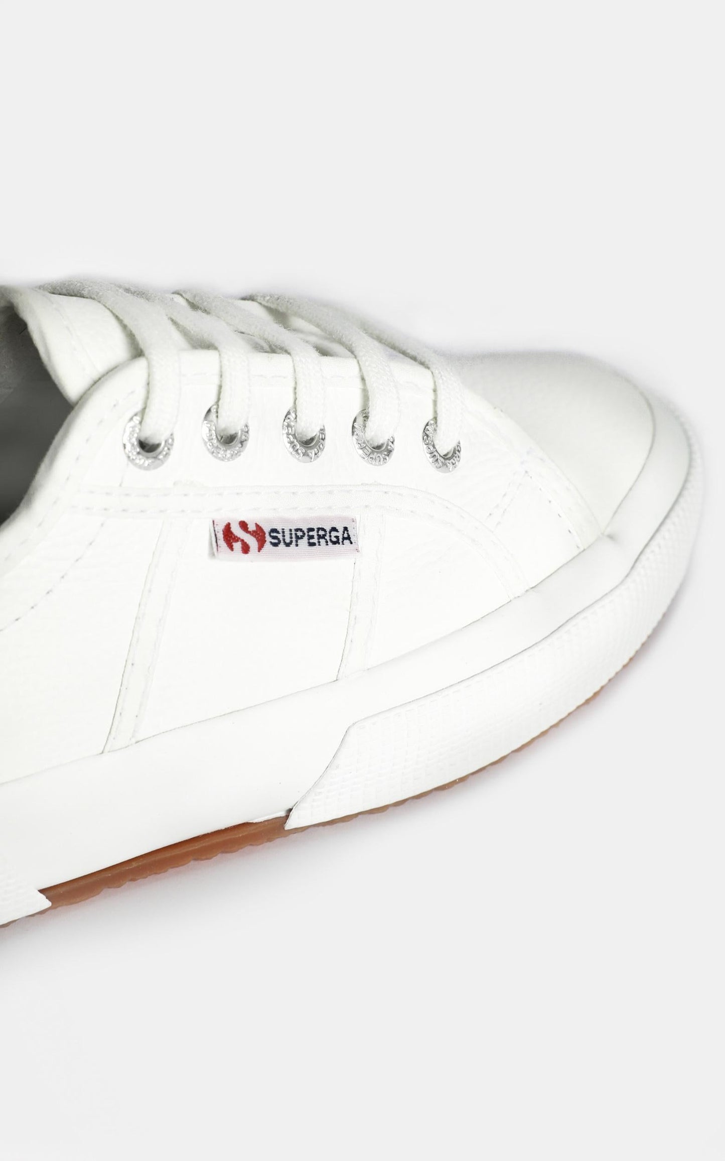 Superga - 2750 EFGLU Sneaker in White Leather