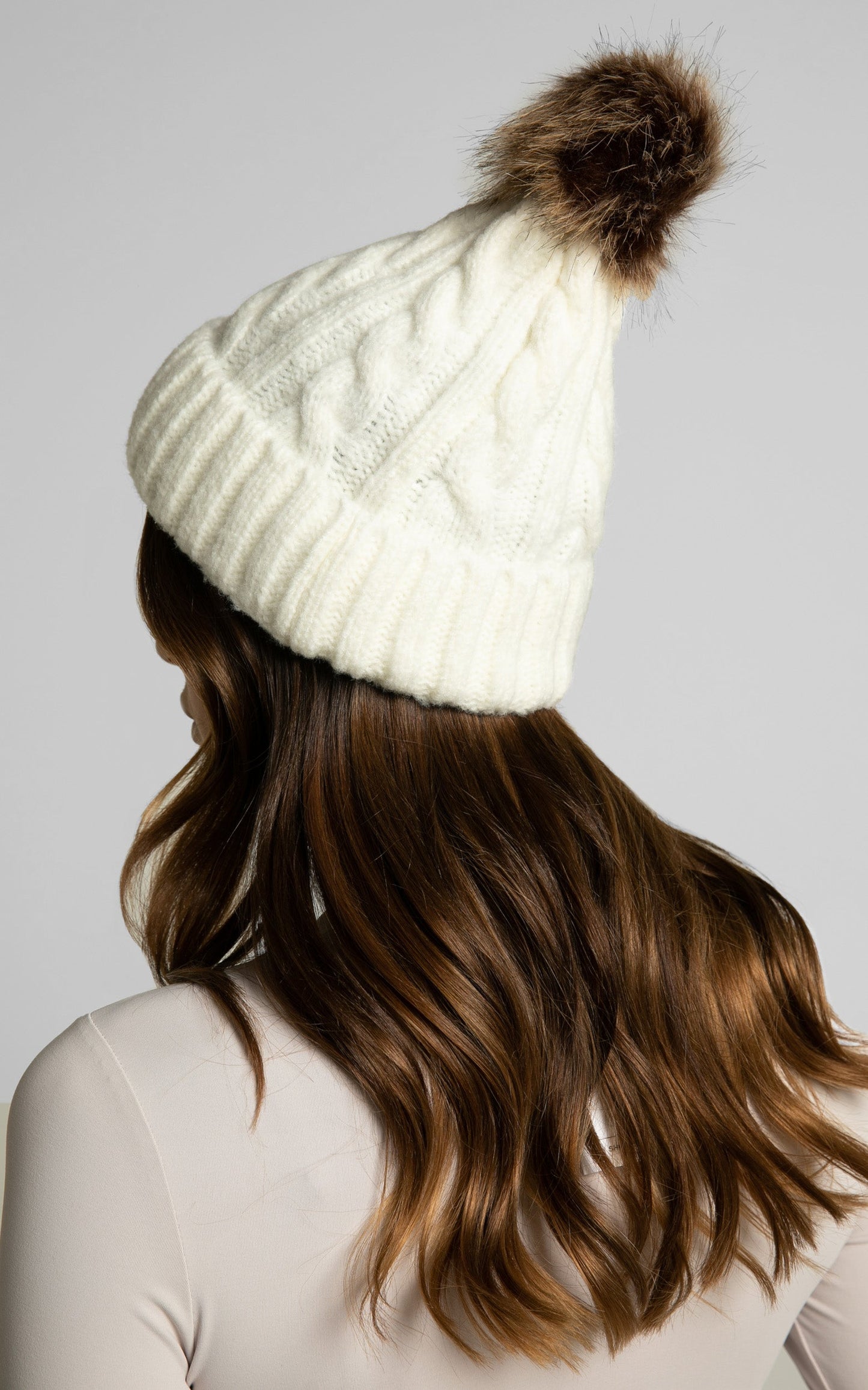 Carolle Beanie in White