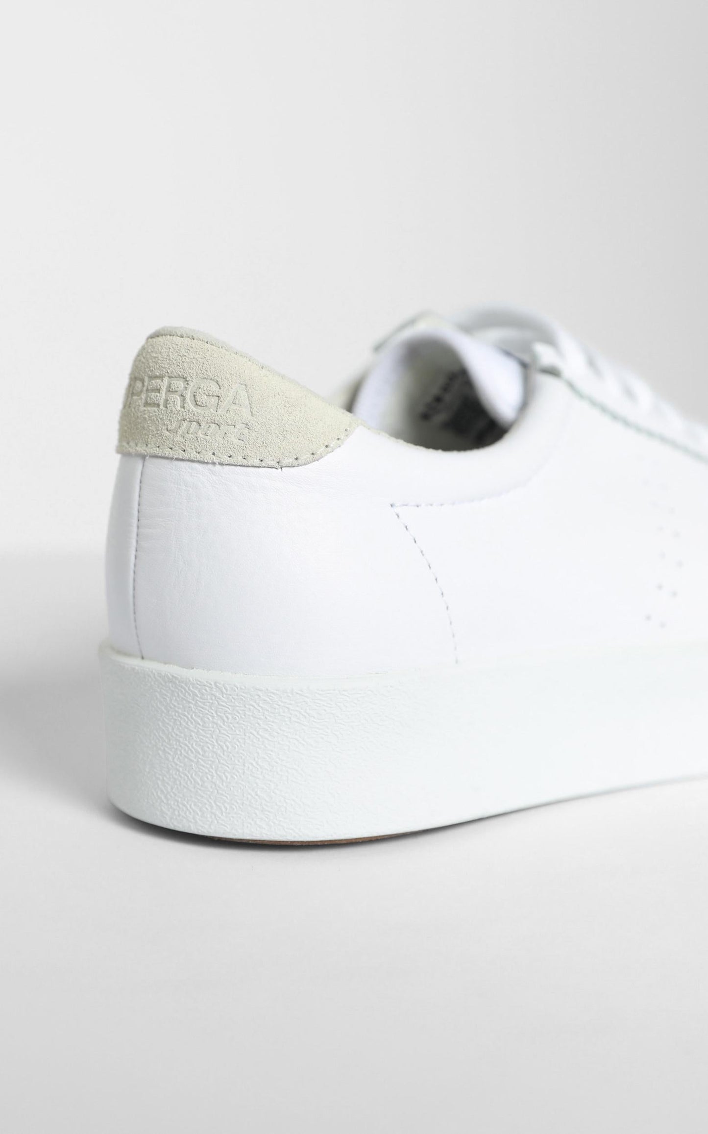 Superga - 2854 Club3 Leasuew Sneakers in White Beige Lt Sand