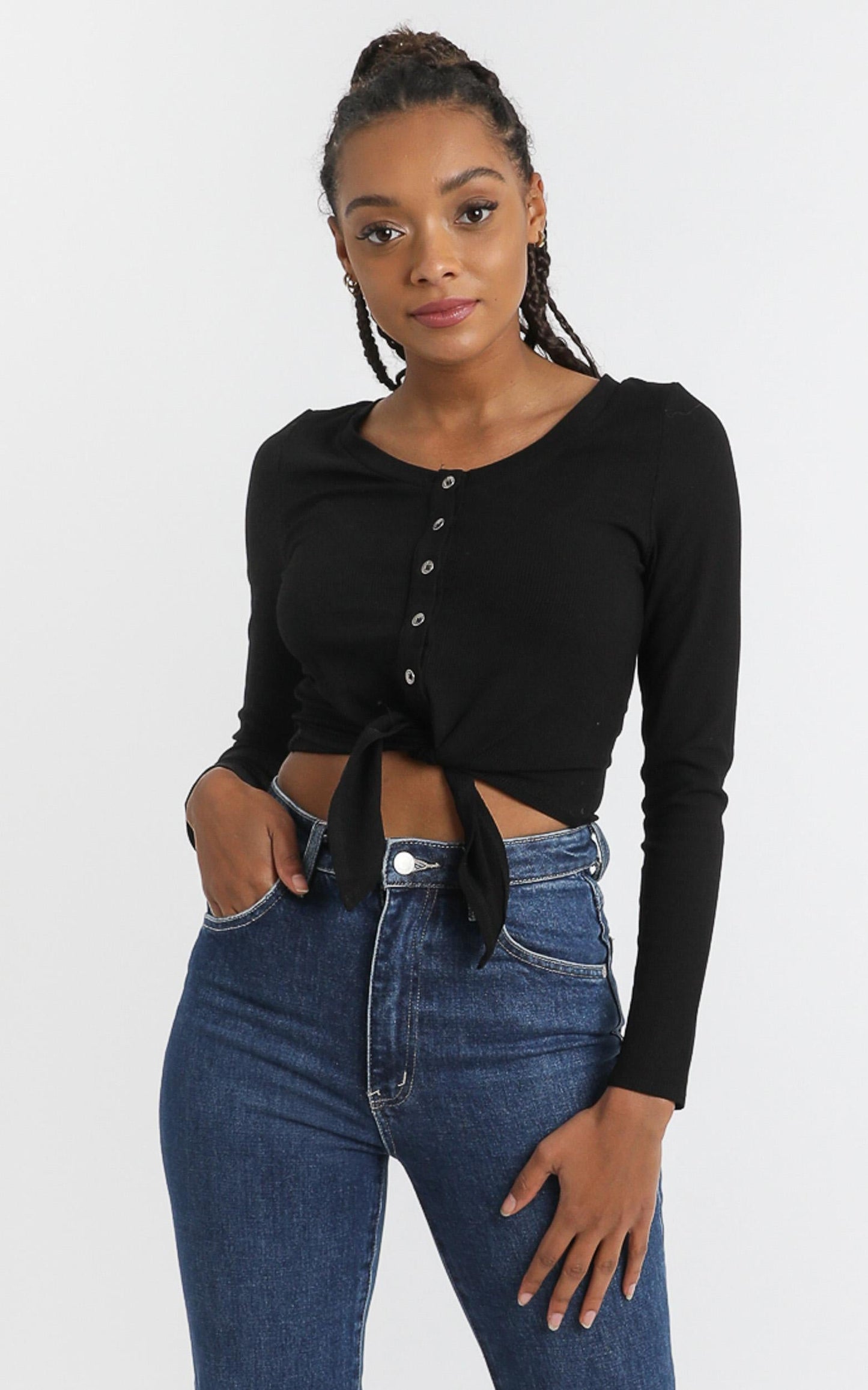 Nastasia Top in Black