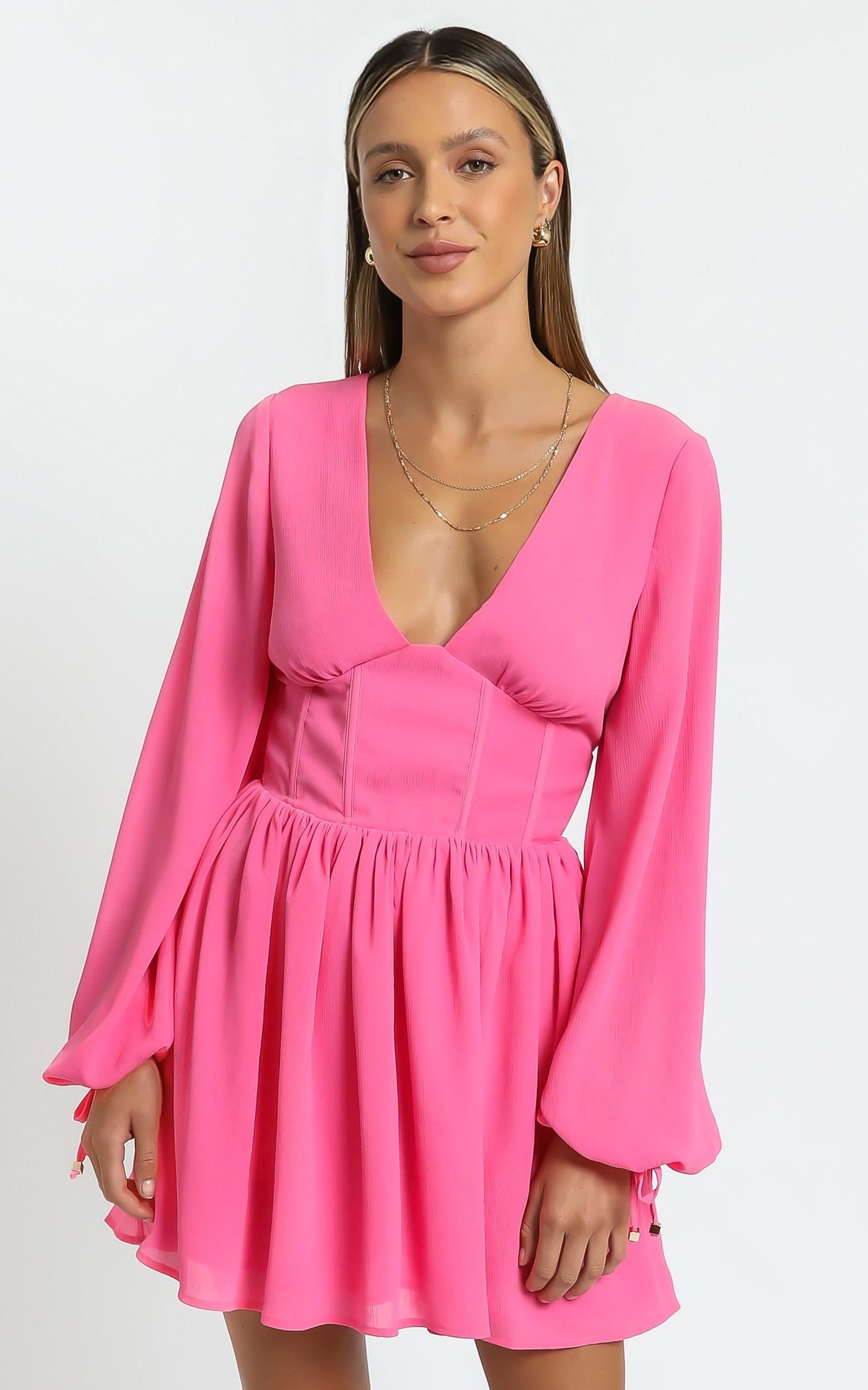 Calista Dress in Pink