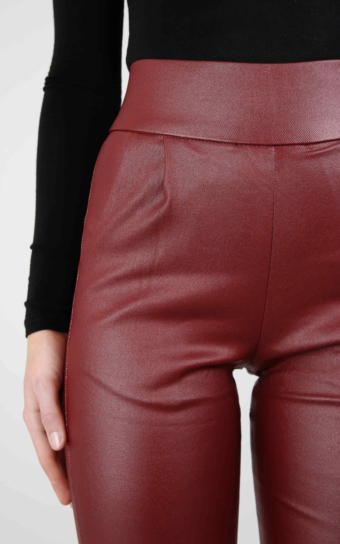 Trouble Maker Pants In Wine