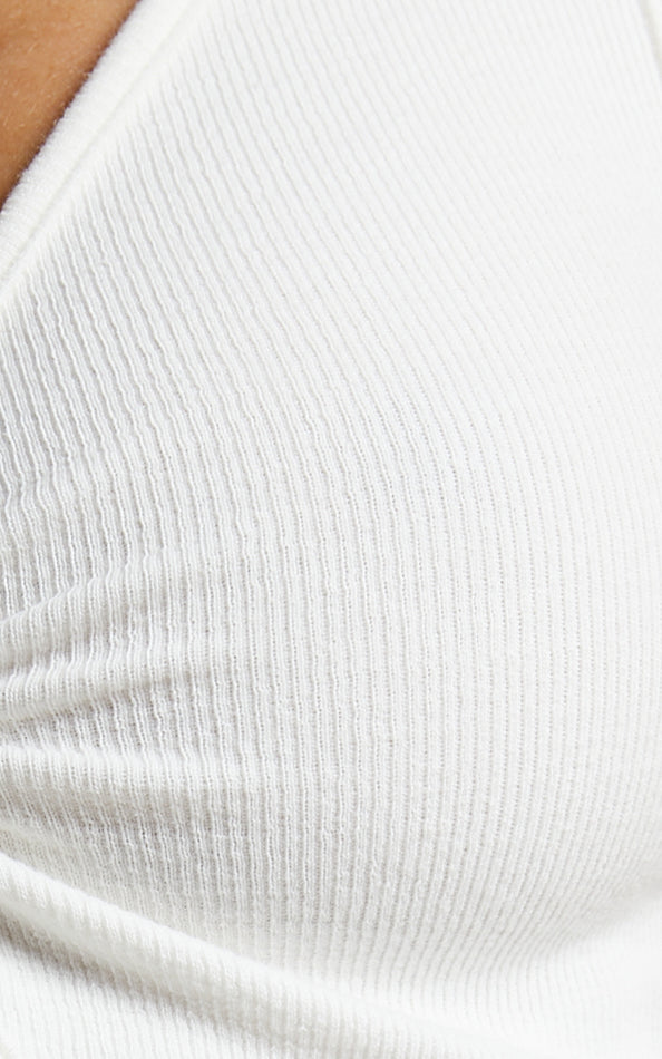 4Th & Reckless - Monica Jersey Bodysuit in White