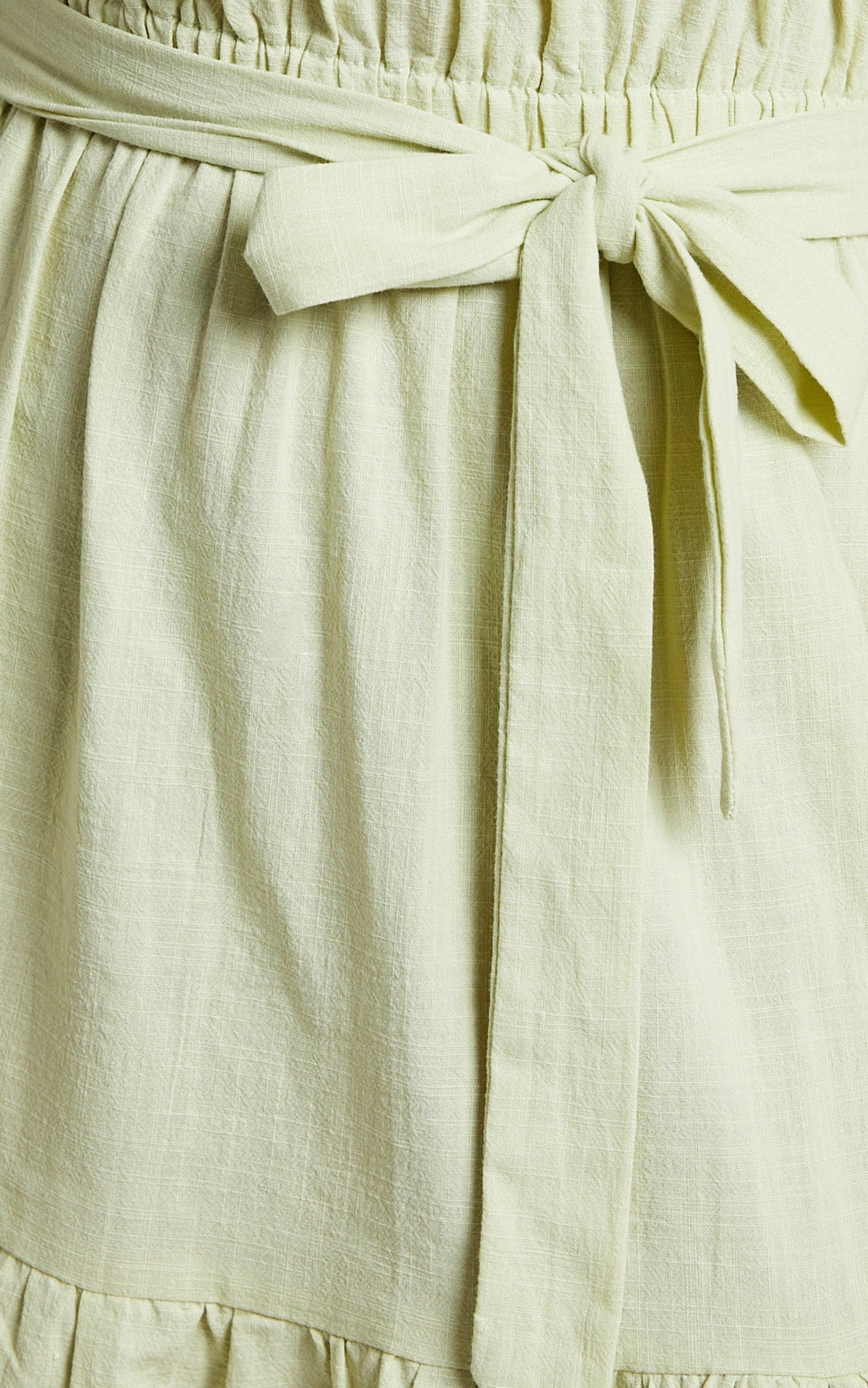 Leora Midi Dress - Off Shoulder Tiered Dress in Sage