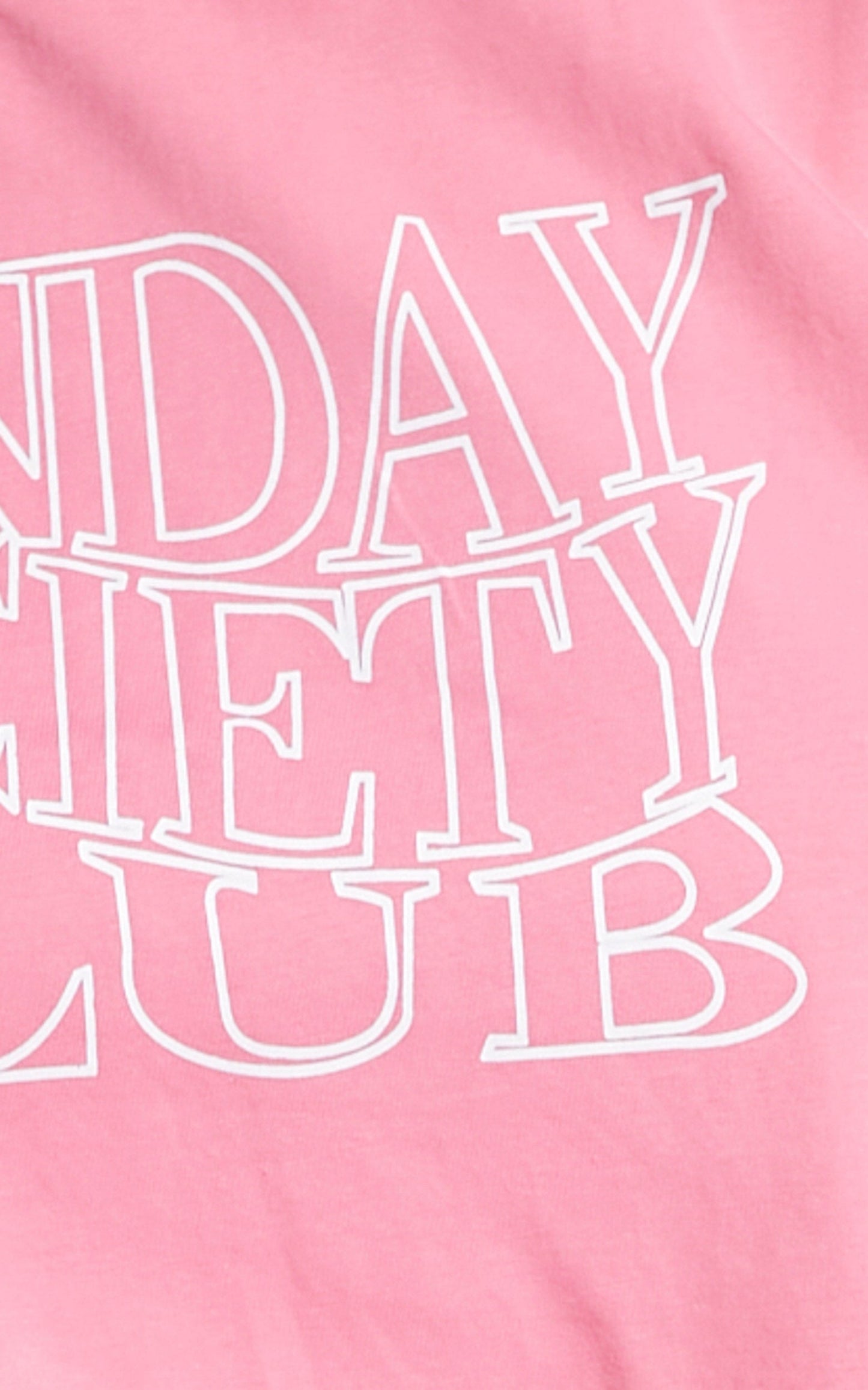 Sunday Society Club - Logo T-Shirt in Pink