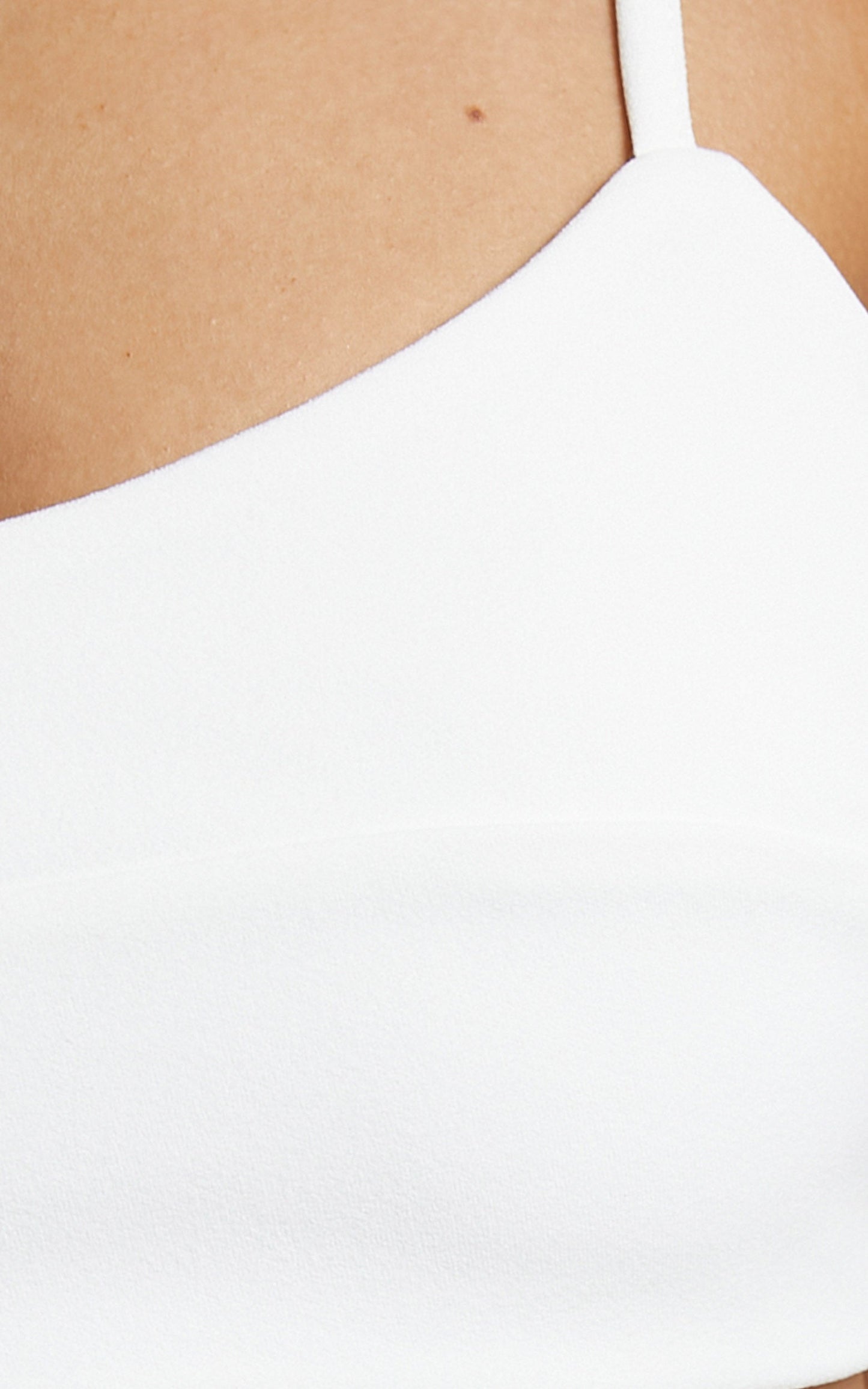 Brayson Bralette - Scoop Neck Bralette in White