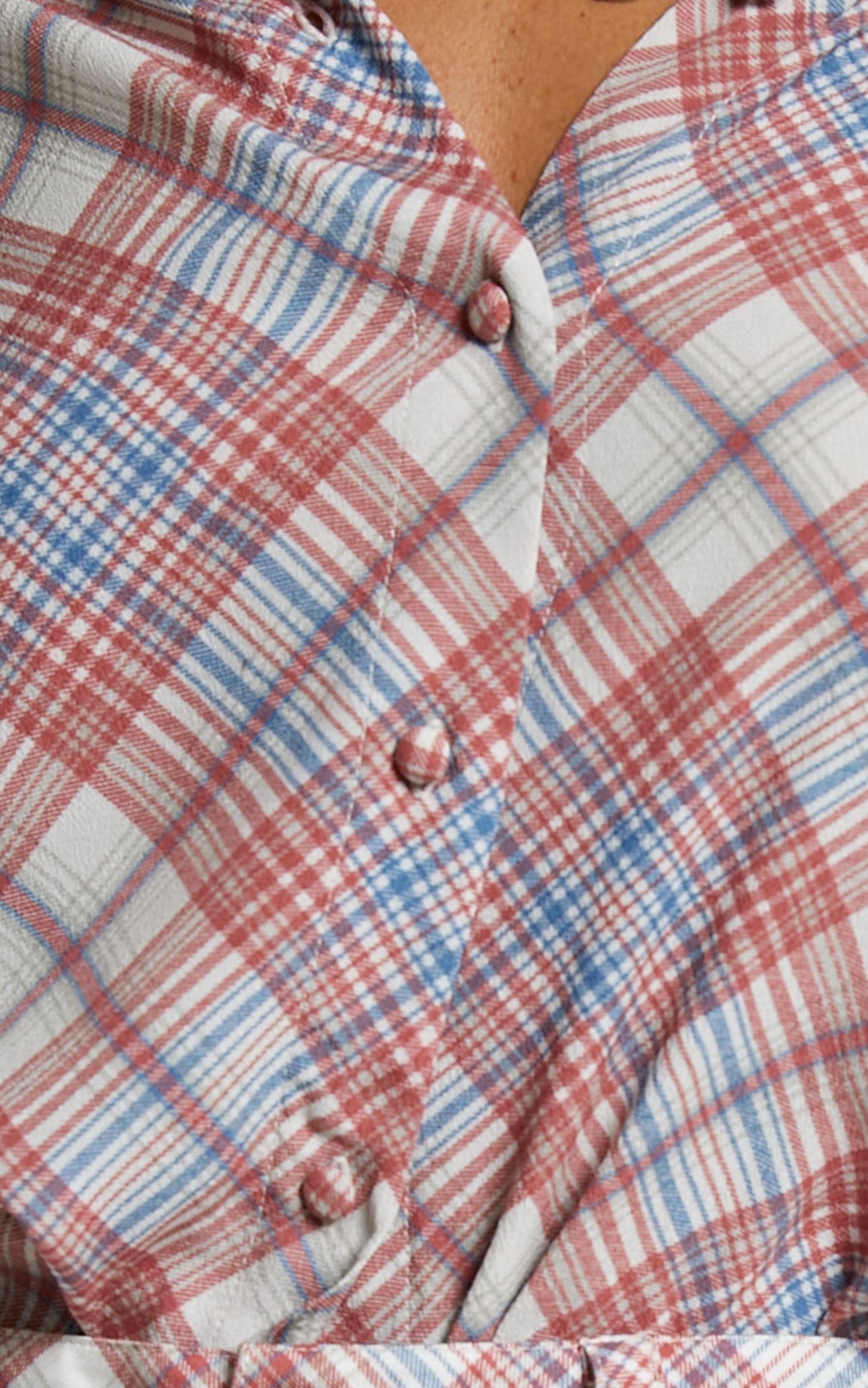 Rolla's - CHARLOTTE PLAID SHIRT in Pomegranate