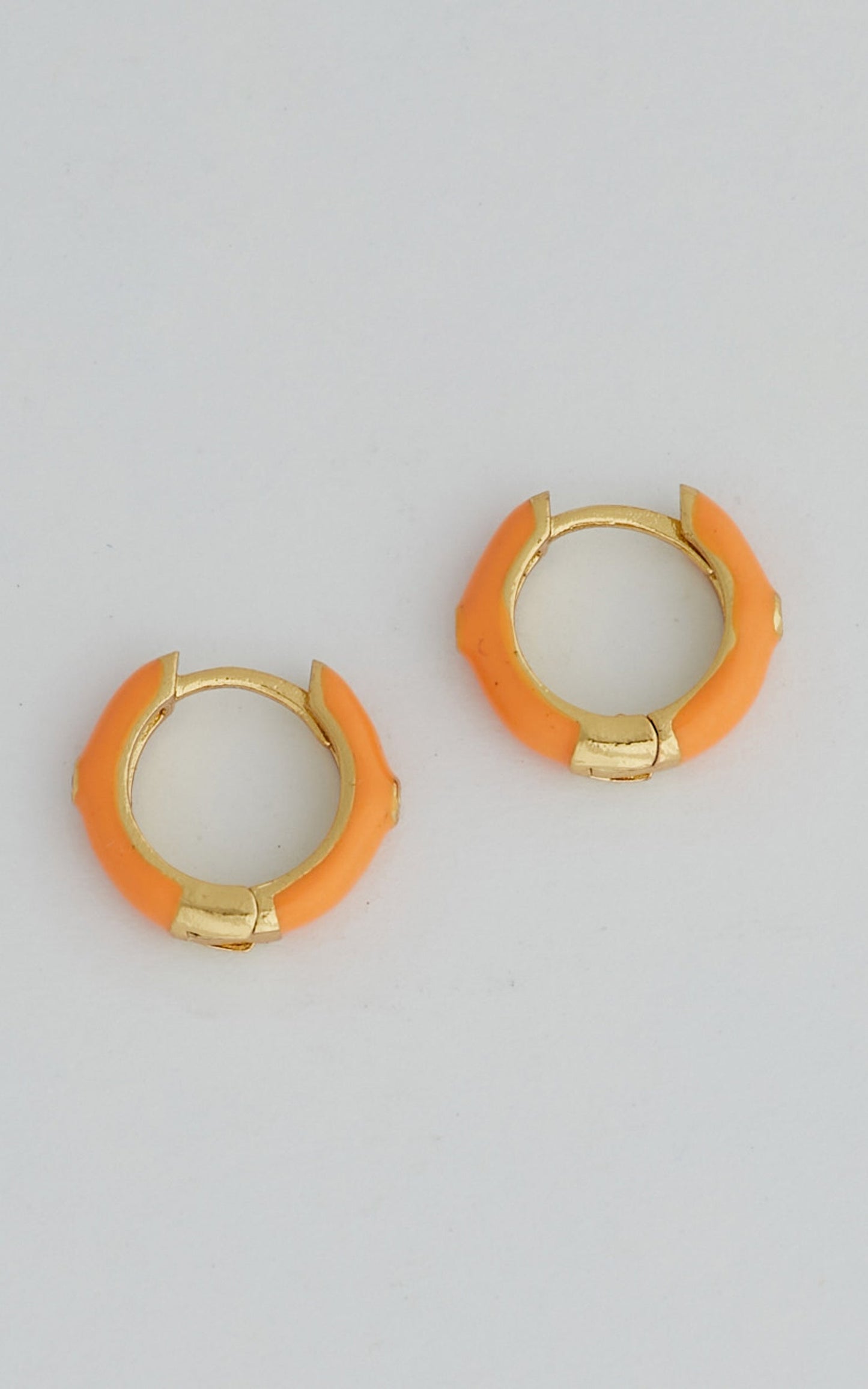 Tamishee Mini Hoop Earrings in Orange