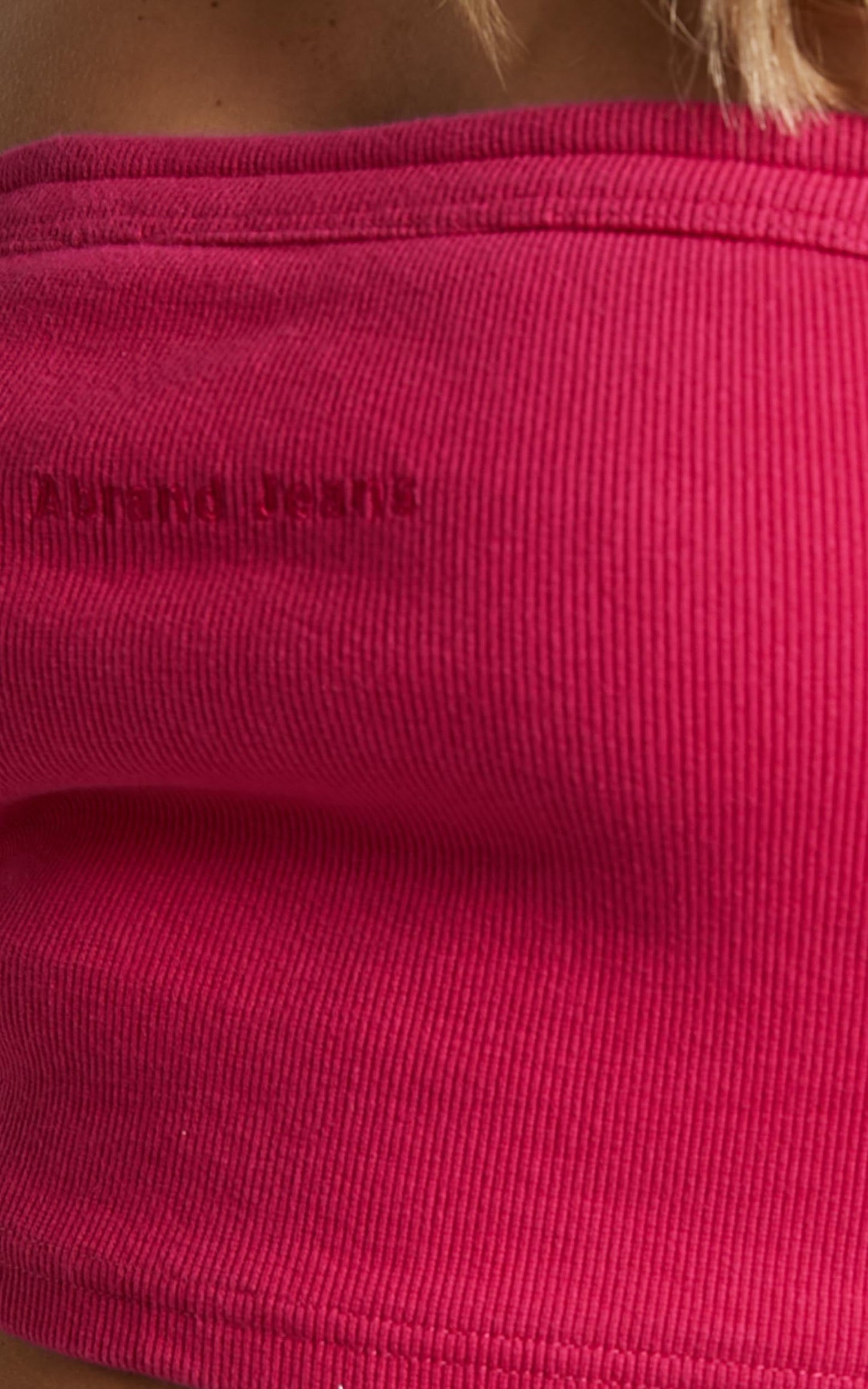 Abrand - A Heather Bandeau in Super Pink