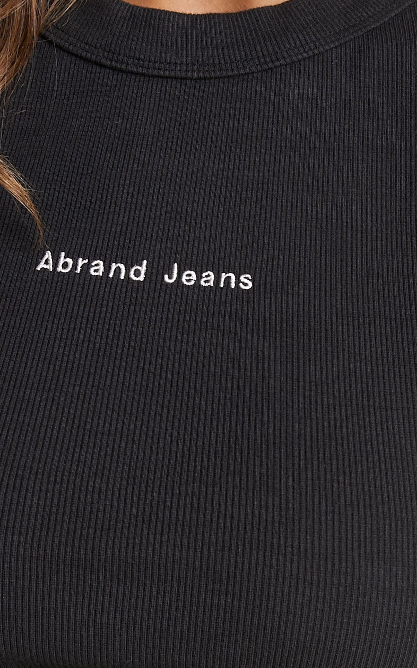 Abrand - A Heather Singlet in Black
