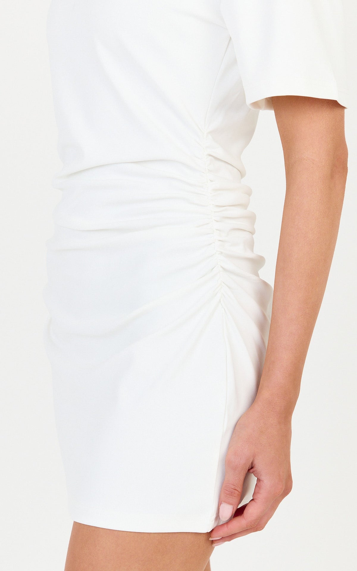 Aloha Minikleid – T-Shirt-Kleid in Off-White