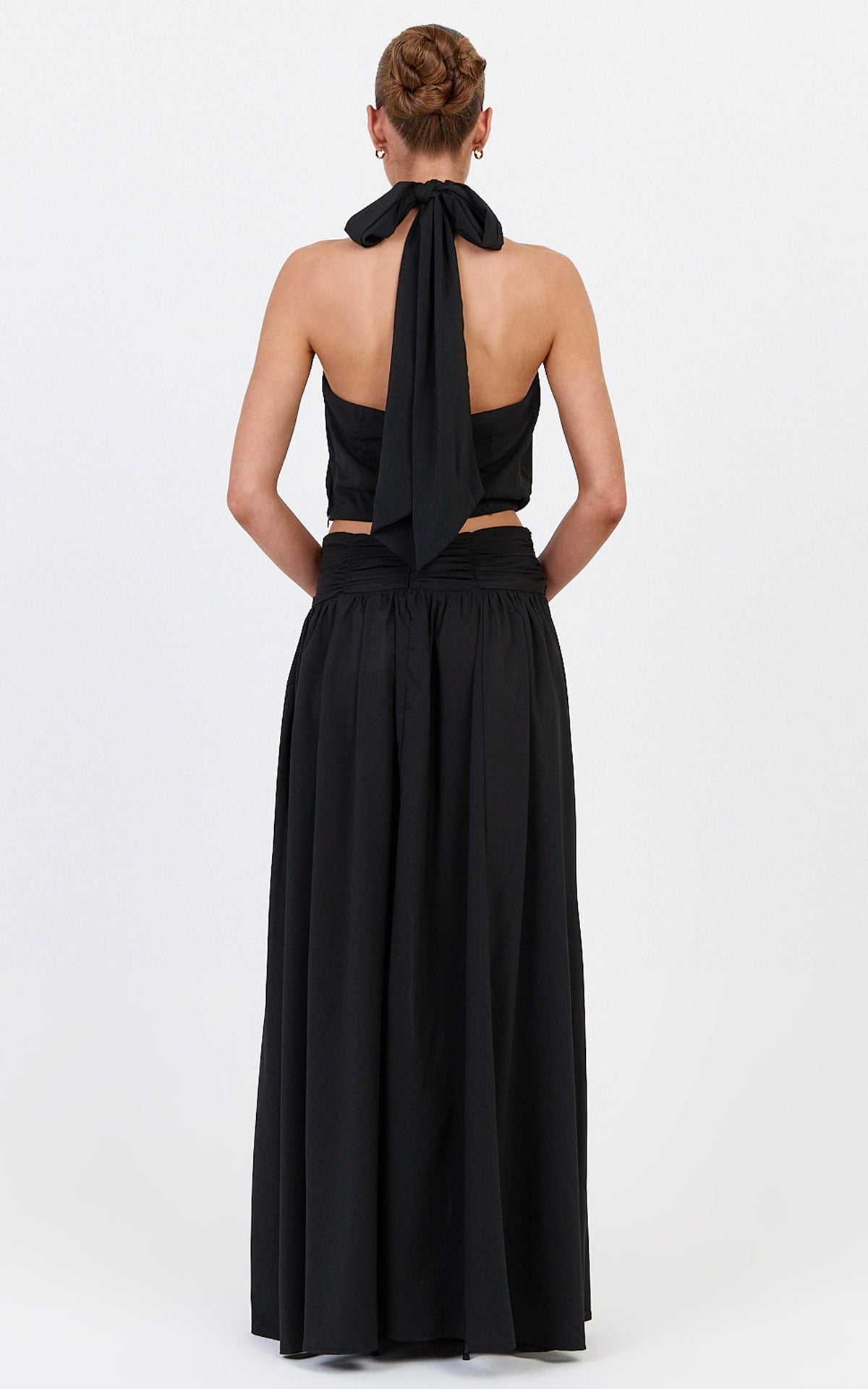 Melanie Top - Neckholder-Top in Schwarz