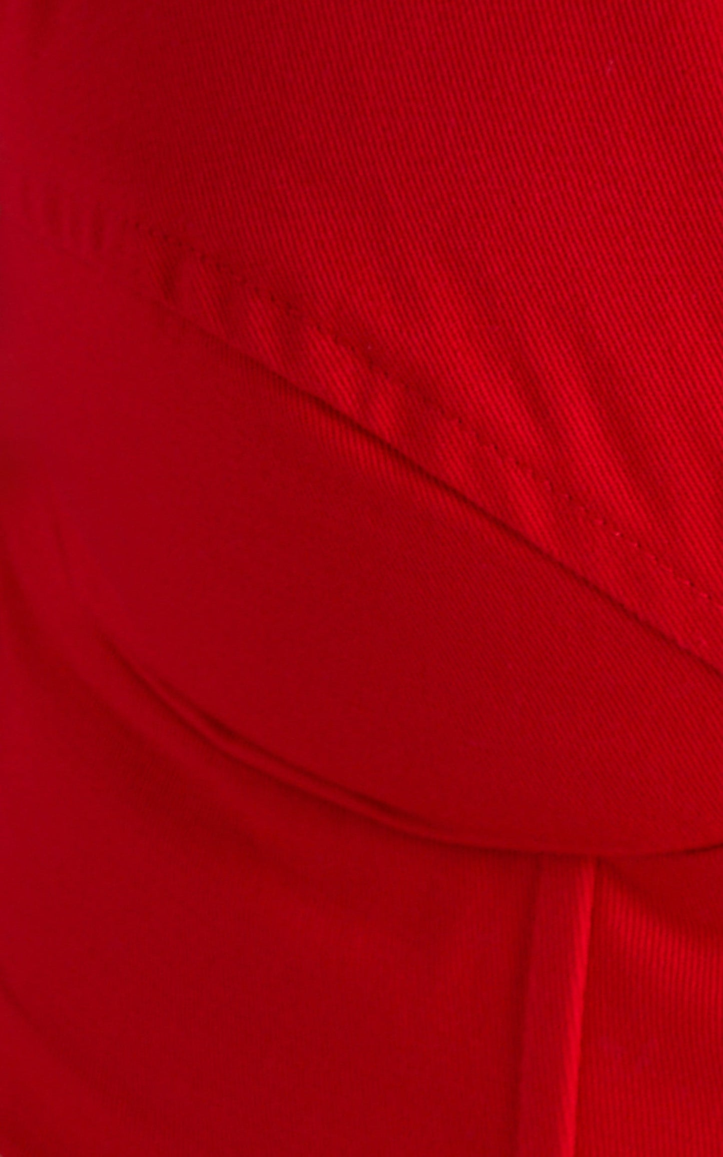 Ohganda V Neck Corset Top in Red