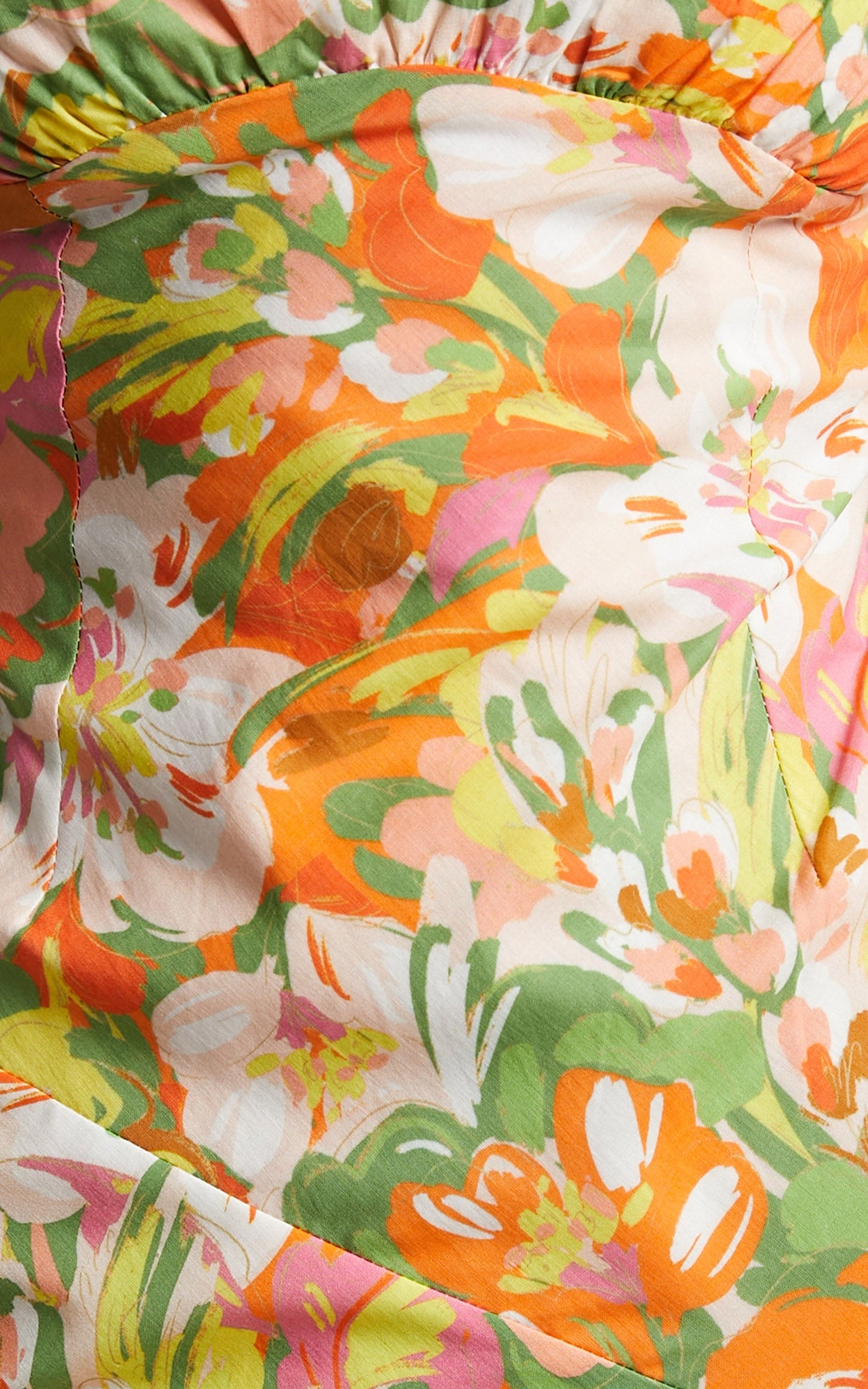 Taurina Bias Cut Split Front Midi Dress in Candid Floral