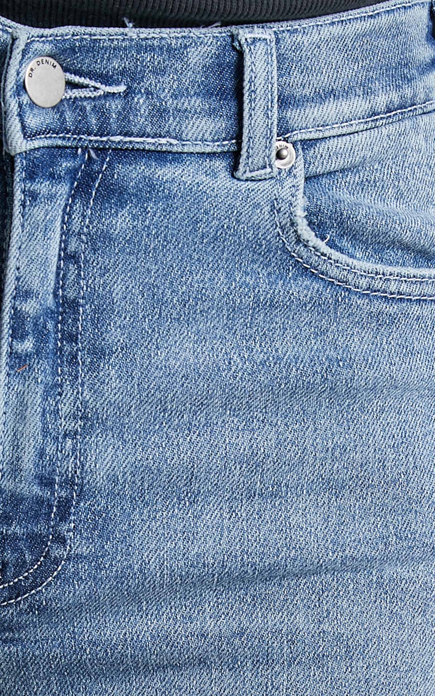 Dr Denim - Moxy Straight Jean in Breeze Mid Worn